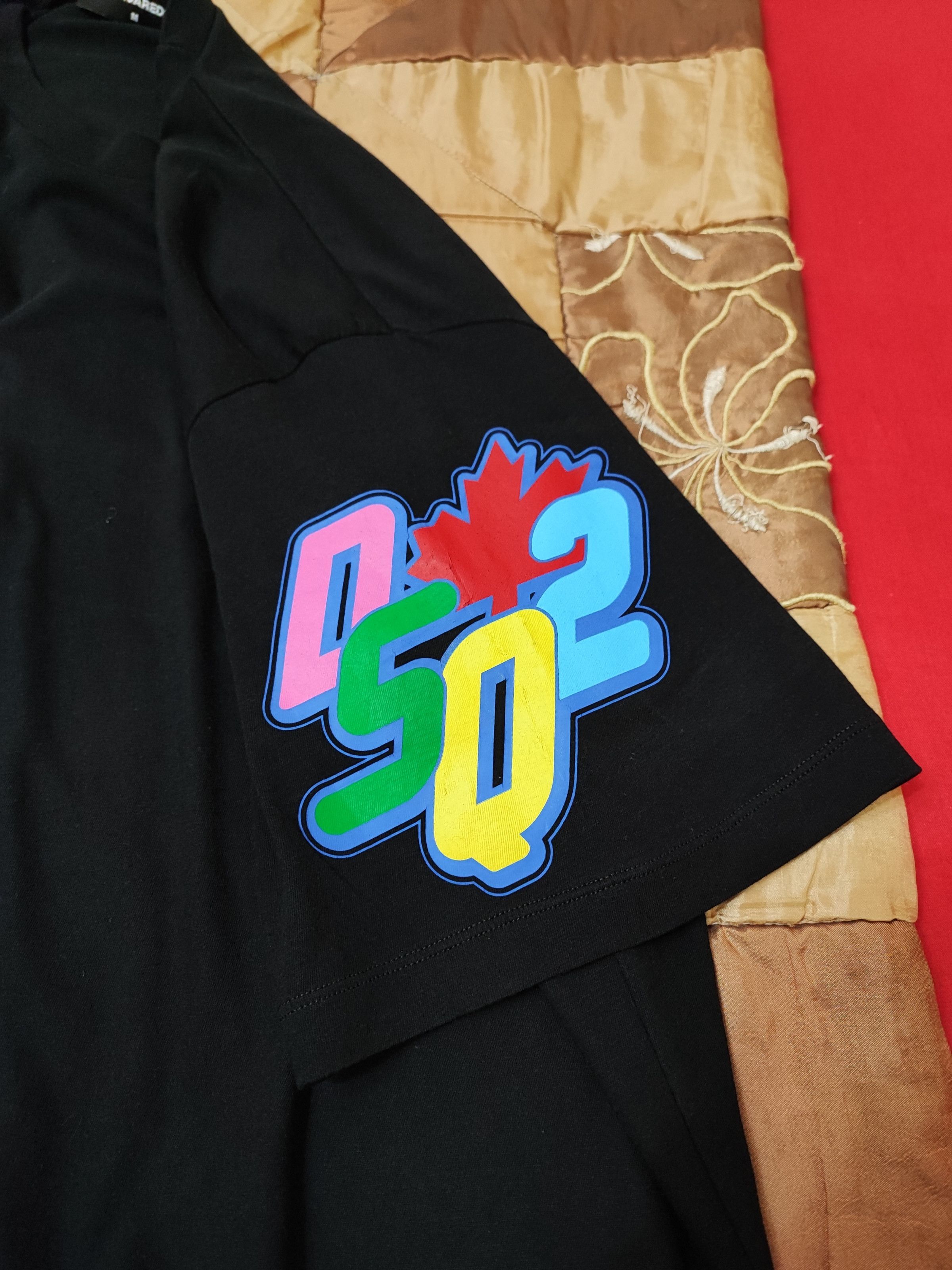 Designer × Dsquared2 Dsquared2 Rainbow Oversized fit Cool Printed T-Shirt Size US M / EU 48-50 / 2 - 5 Thumbnail
