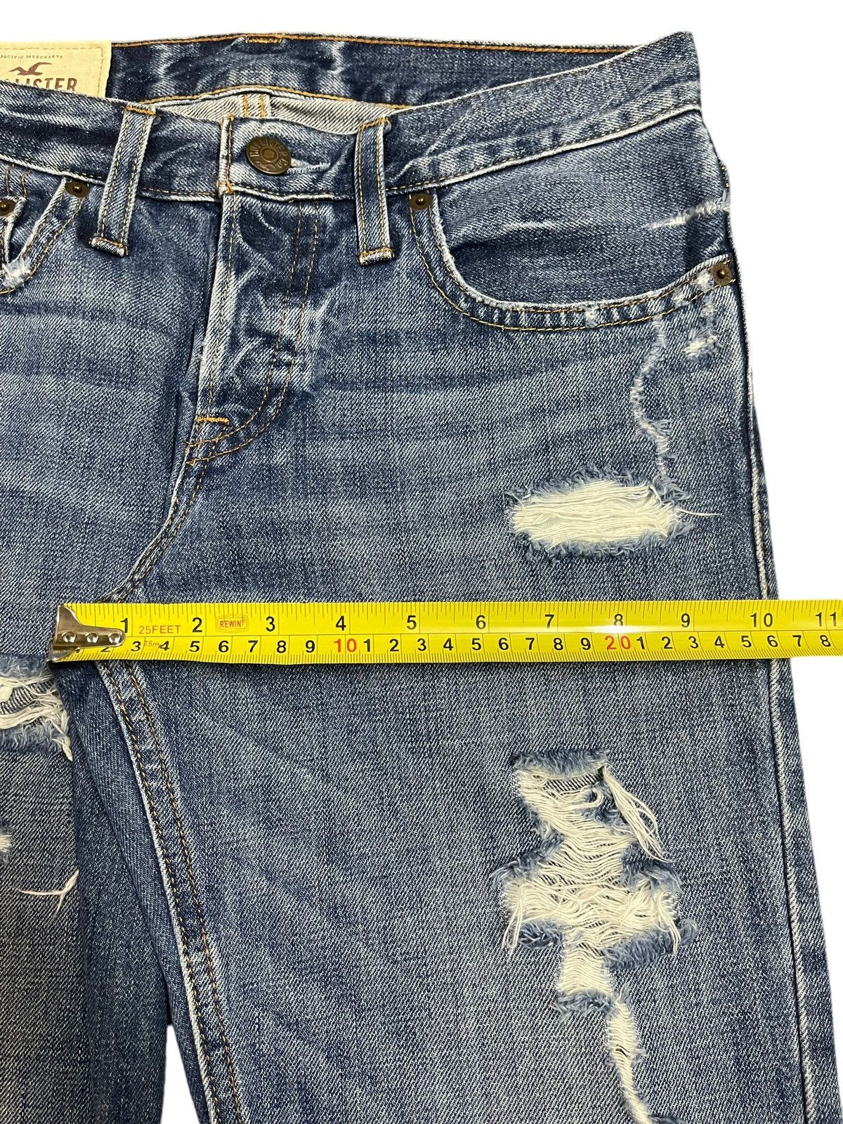 Sugar Cane Vintage Japanese Brand Blue Wash Distressed Style Loose Jean Size US 30 / EU 46 - 14 Thumbnail