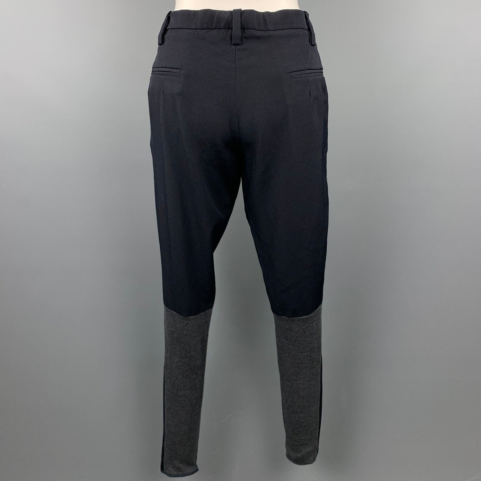 Marni MARNI Size 2 Black Virgin Wool Skinny Casual Pants Size 26" / US 2 / IT 38 - 3 Thumbnail