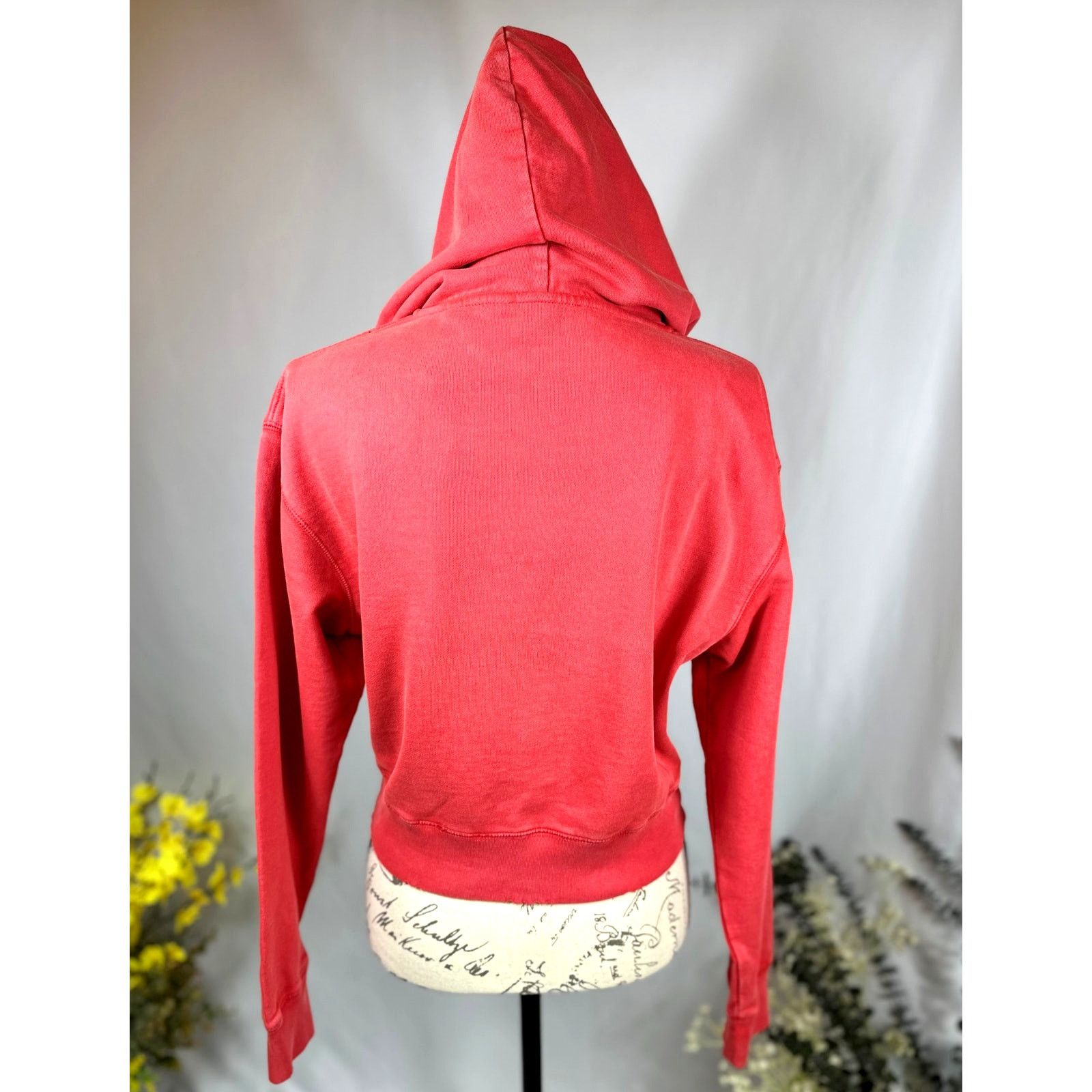The Kooples The Kooples Text-Appliqué Zip-Through Cotton-Jersey Hoodie 4 Size S / US 4 / IT 40 - 19 Thumbnail