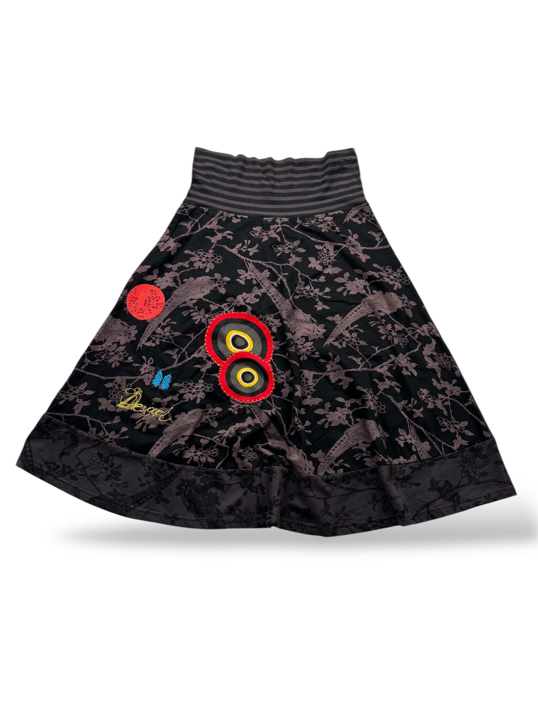 Desigual Desigual Flare Skirt With Printed W175(V9) Size 27" / US 4 / IT 40 - 4 Thumbnail
