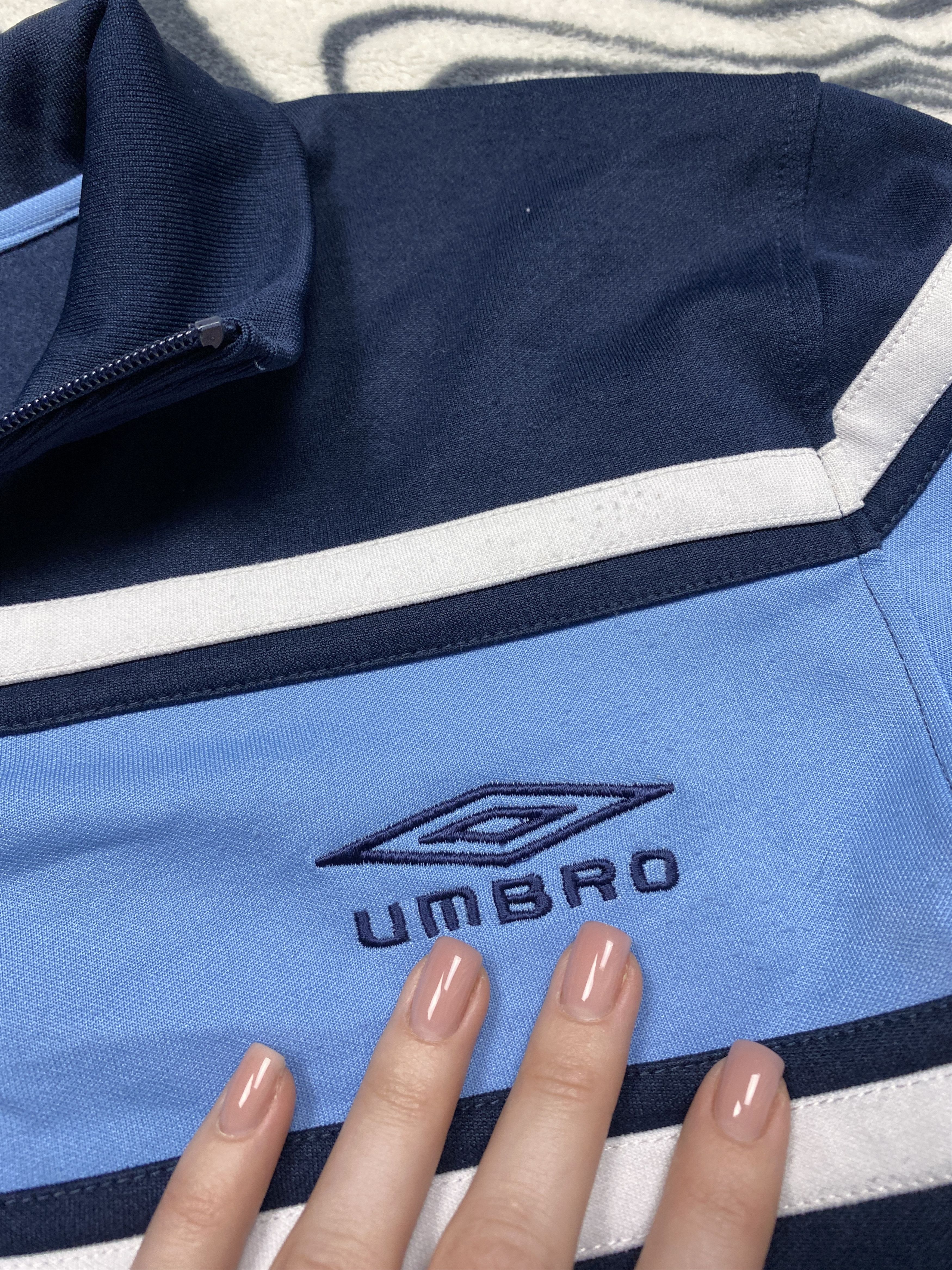 Umbro Umbro Vintage Mens Track Top Jacket Size US L / EU 52-54 / 3 - 3 Thumbnail