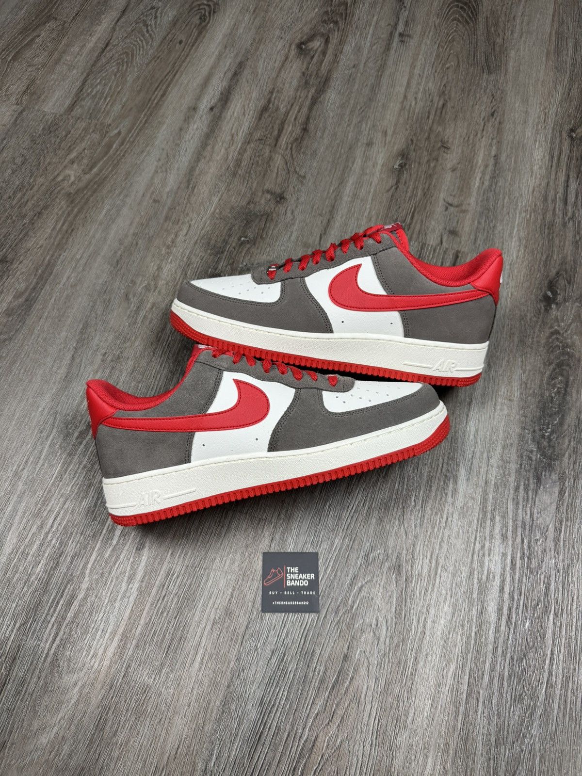 Nike Nike Air Force 1 '07 LV8 Baroque Brown University Red Size US 11 / EU 44 - 1 Thumbnail