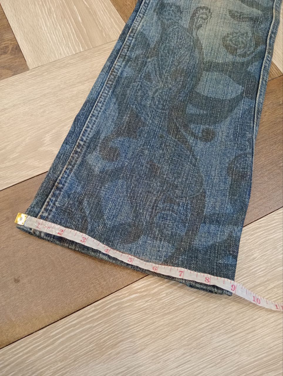 Nicole Club JAPANESE NICOLE CLUB FOR MEN PAISLEY JEANS Size US 33 - 17 Thumbnail