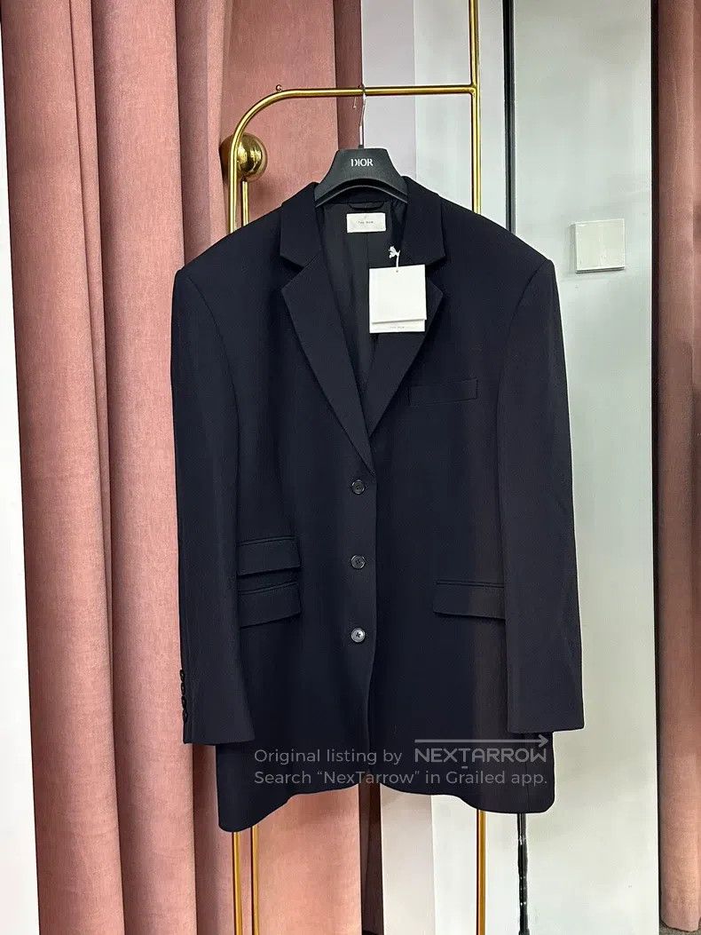 The Row The Row Classic Three-Pocket Black Suit Jacket Size XL / US 12-14 / IT 48-50 - 1 Thumbnail
