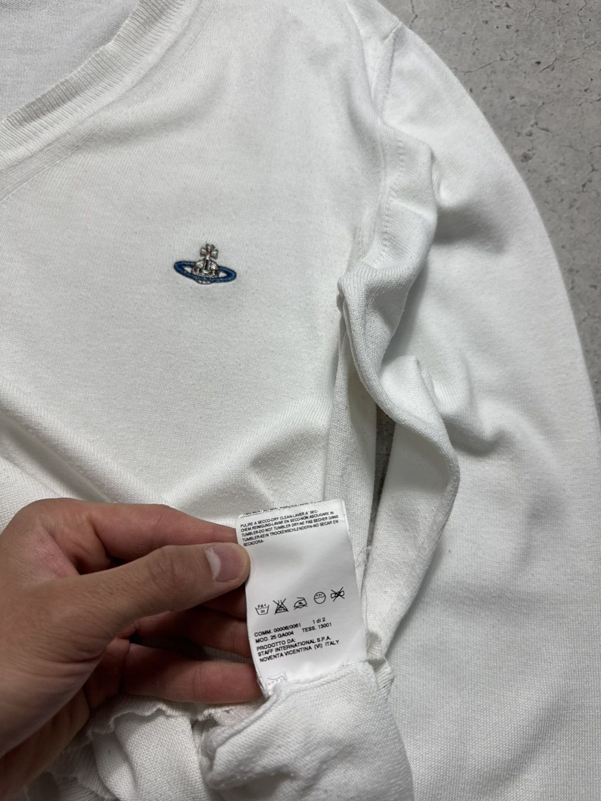 Vivienne Westwood Vivienne Westwood Luxury Sweater Pullover White Size US L / EU 52-54 / 3 - 7 Thumbnail
