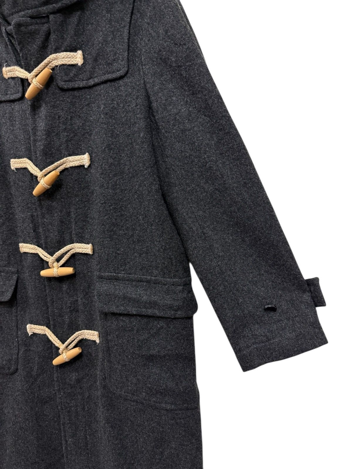Yohji Yamamoto Ined By Yohji Yamamoto Duffle Coat Hooded Wool Size US M / EU 48-50 / 2 - 6 Thumbnail