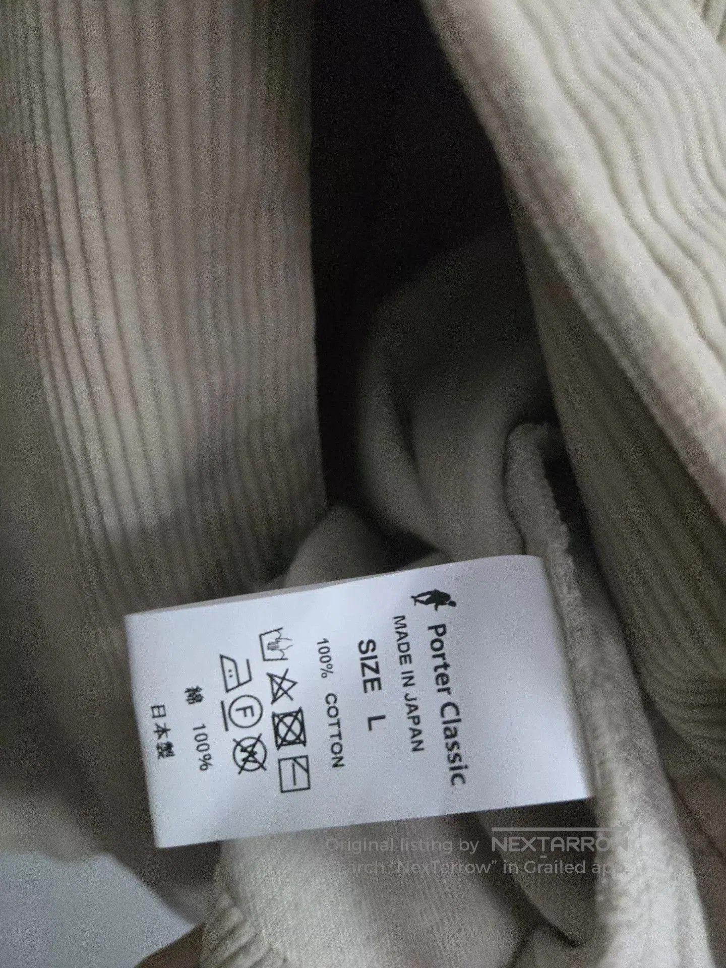 Porter Classic Porter Classic Corduroy Modigliani Jacket. Size US L / EU 52-54 / 3 - 5 Thumbnail