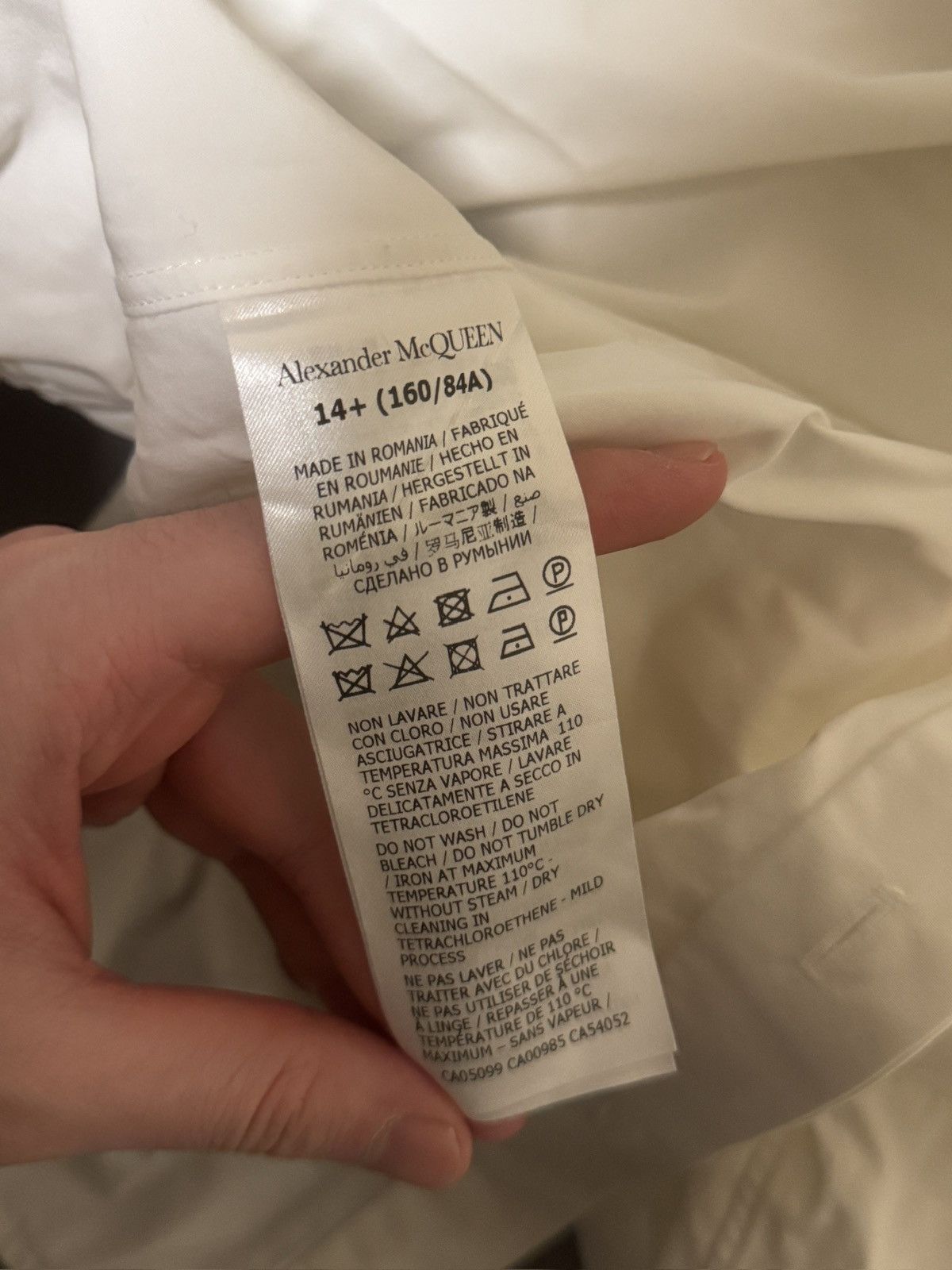 Alexander McQueen Alexander McQueen Shirt Size US S / EU 44-46 / 1 - 3 Thumbnail
