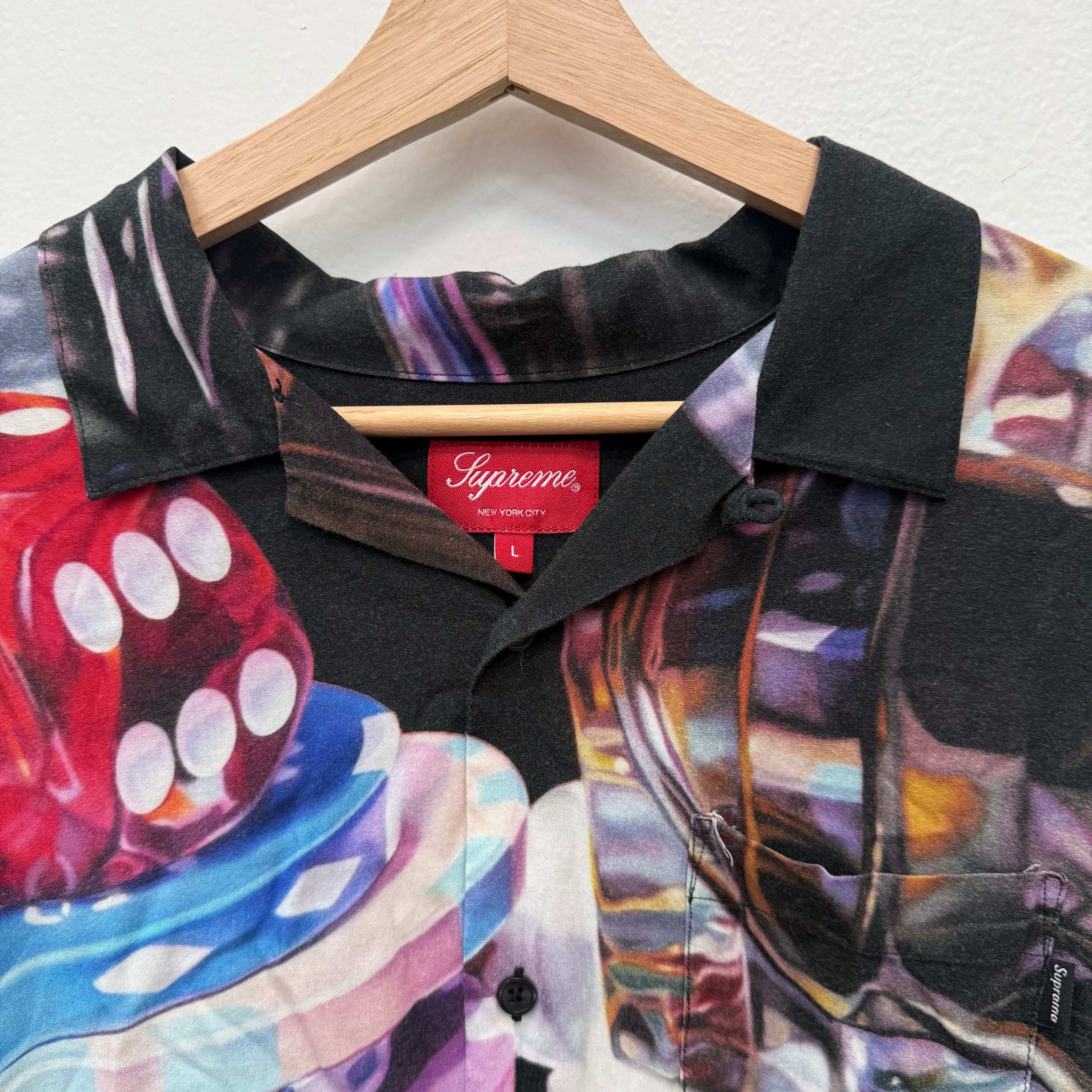 Supreme Supreme Gambler Poker Button Up Shirt - Size L Size US L / EU 52-54 / 3 - 3 Thumbnail