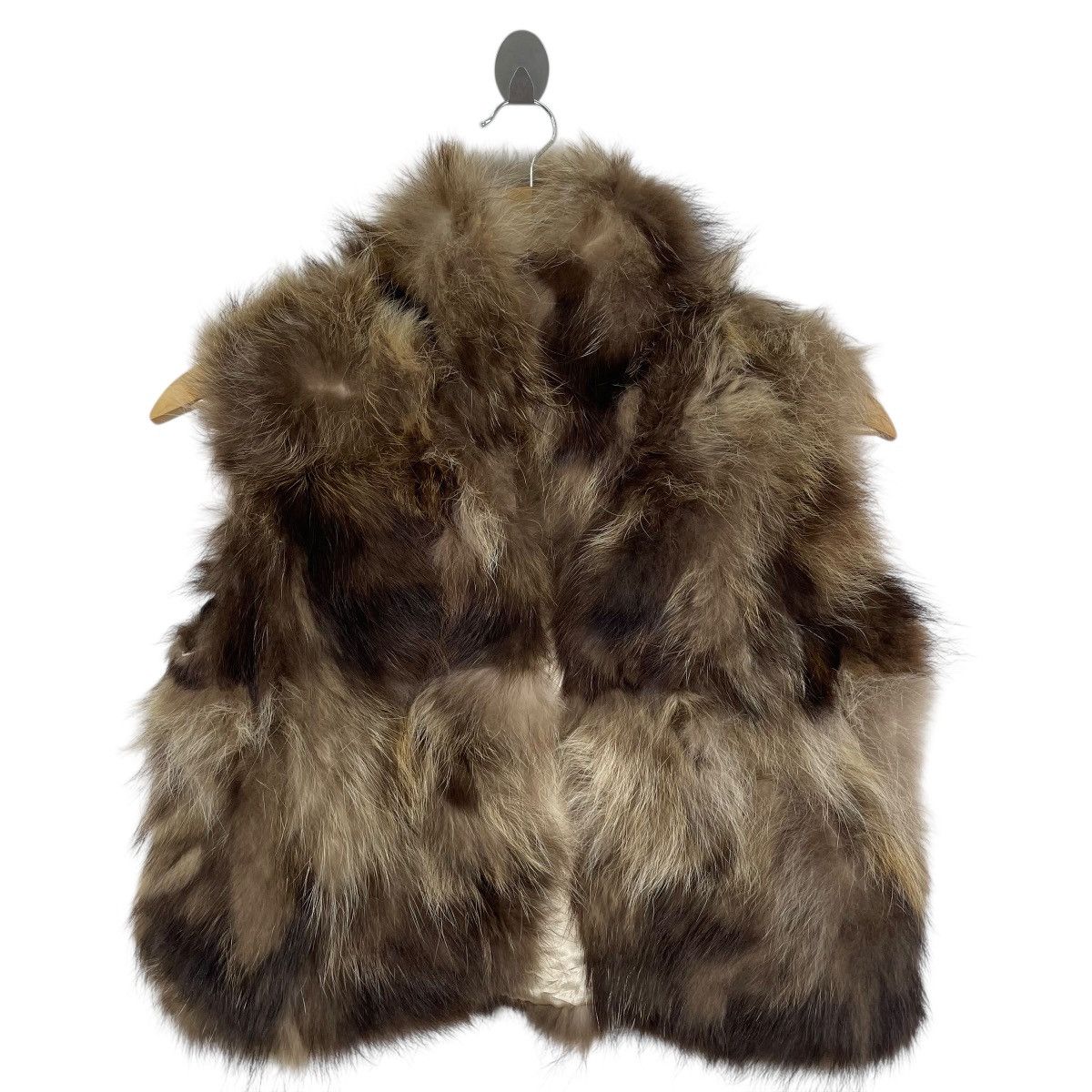 Vintage Vintage Adrienne Landau Raccoon Fur Sleeveless Vest Coat Size S / US 4 / IT 40 - 2 Thumbnail
