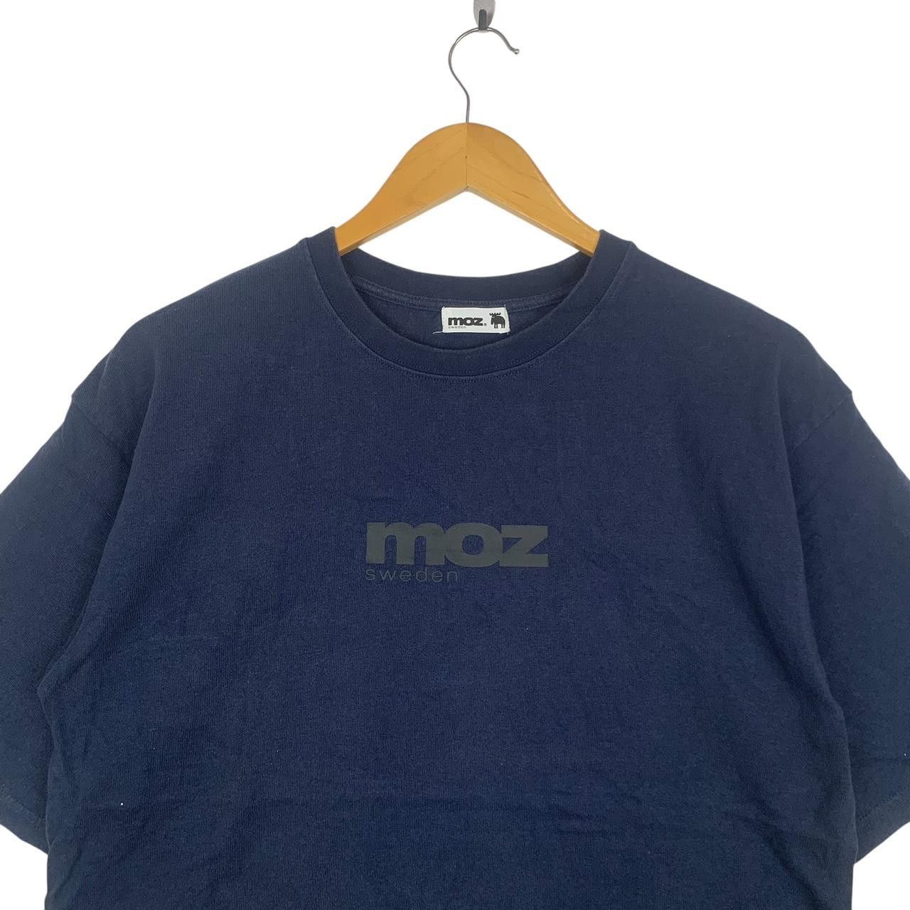 Vintage Vintage MOZ SWEDEN OUTDOOR Reflective Logo Baggy Tee Size M / US 6-8 / IT 42-44 - 2 Thumbnail