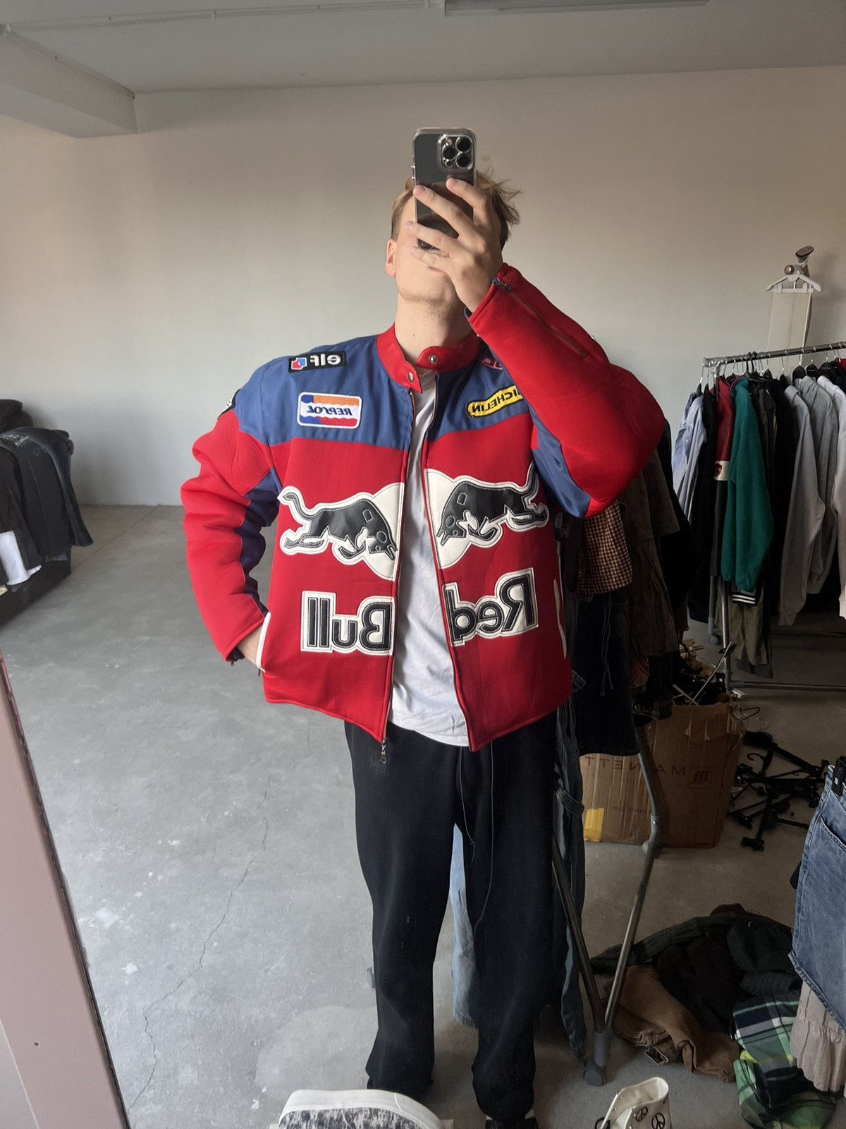 Red Bull × Vintage Vintage Red Bull Racing Jacket NASCAR Size US XL / EU 56 / 4 - 13 Thumbnail