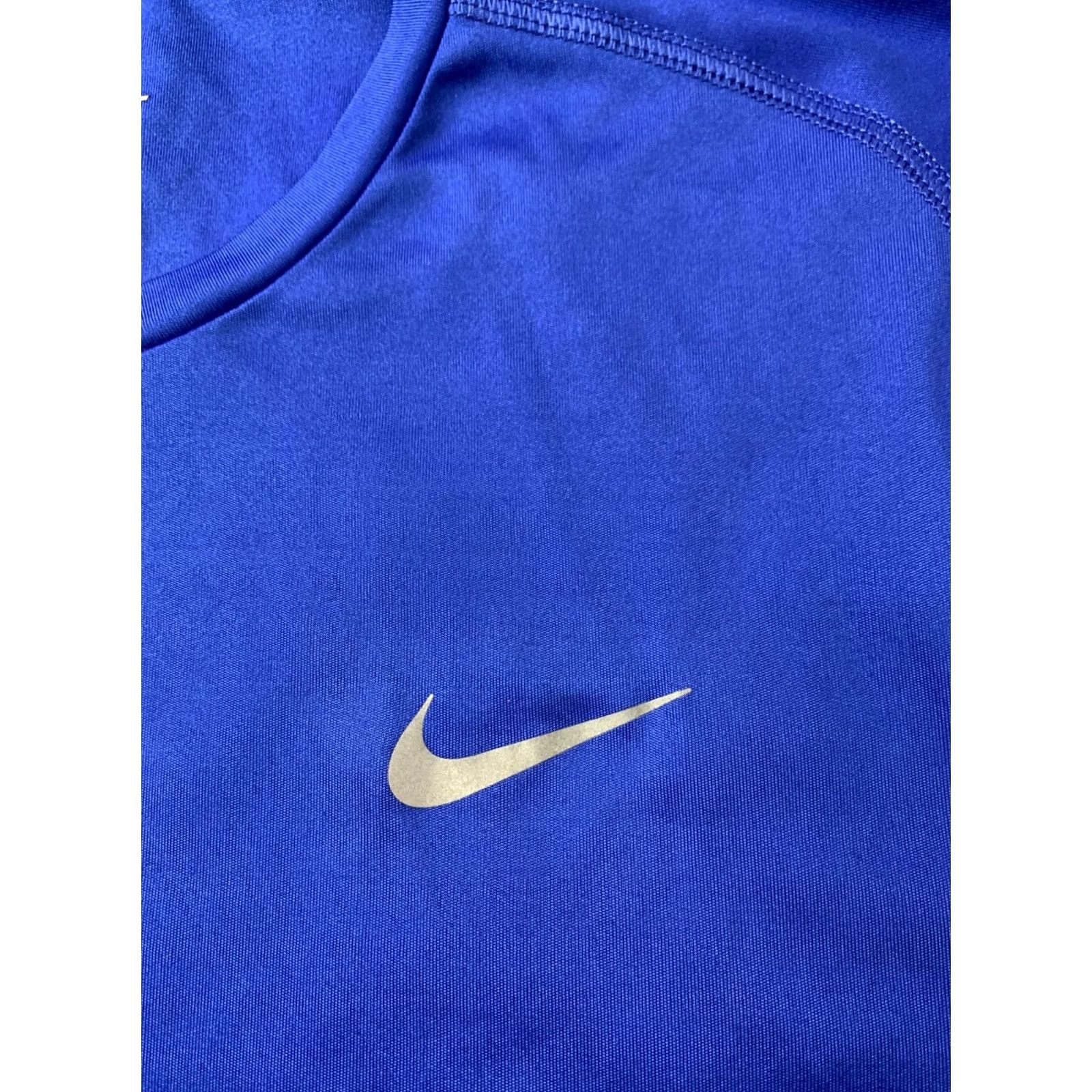Nike Nike Dri-FIT Running Men Shirt Jersey Size L Blue 2015 Training Sweatshirt? Size US L / EU 52-54 / 3 - 3 Thumbnail