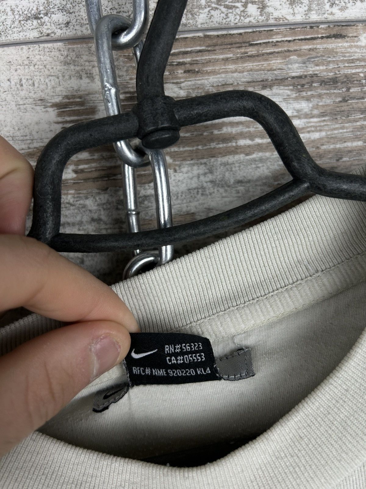 Nike × Vintage Mens Vintage Nike swoosh Sweatshirt basic y2k streetwear 90s Size US S / EU 44-46 / 1 - 13 Thumbnail