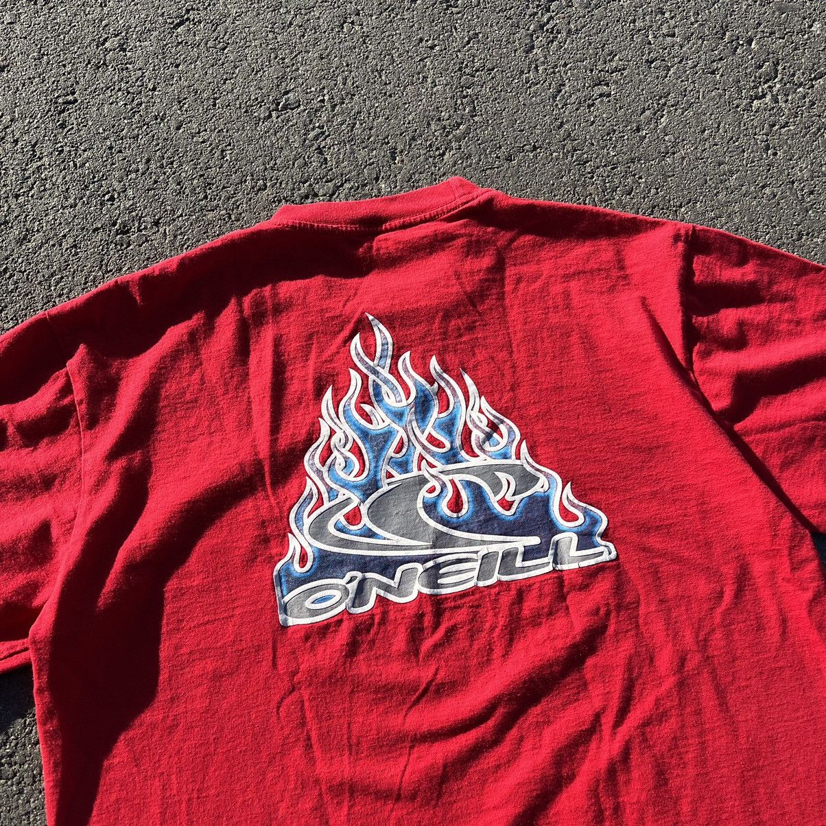 Oakley × Oneill × Santa Cruz VINTAGE Y2K O'NEILL FLAME TEE T