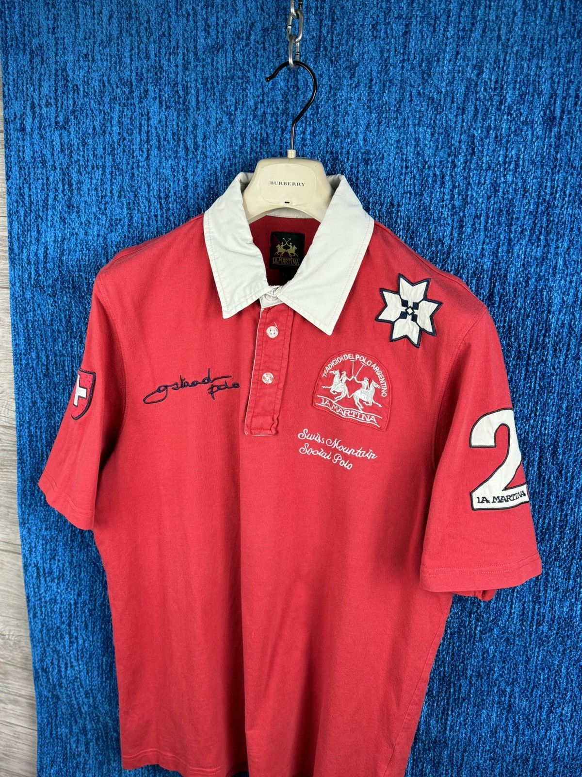 La Martina La Martina Polo Tee T-shirt vintage luxury size XL Size US XL / EU 56 / 4 - 9 Thumbnail