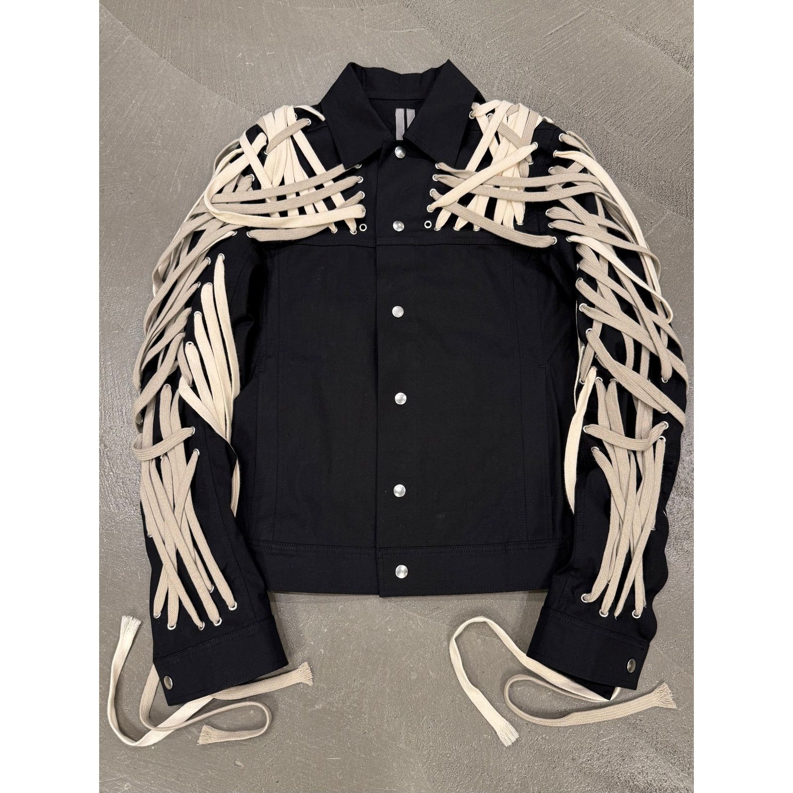 p*z様 【希少】Rick Owens megalace jacket 46 Buy Rick Owens Tecuatl Megalaced Worker Jacket 'Black