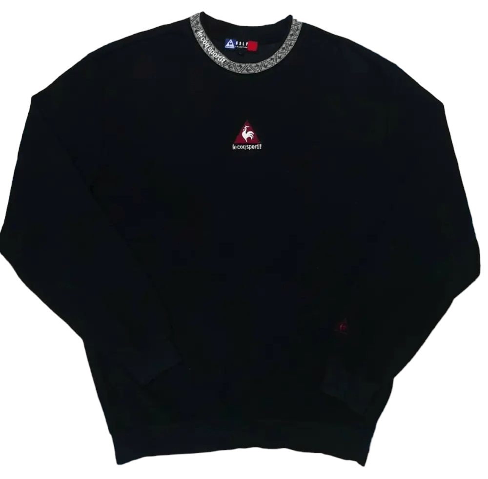 Le Coq Sportif Le Coq Sportif Embroidered Center Logo Jumper Size US L / EU 52-54 / 3 - 4 Thumbnail