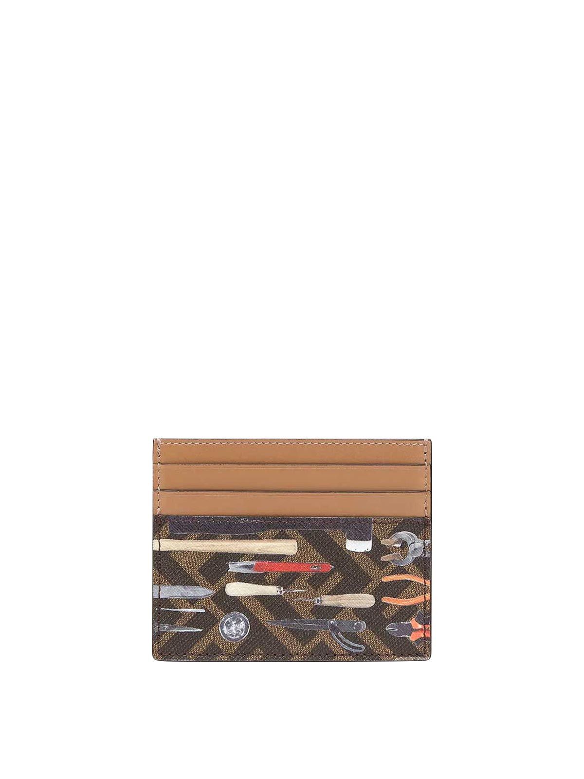 Fendi o1mtch0225 Card Holder in Multicolor Size ONE SIZE - 1 Thumbnail