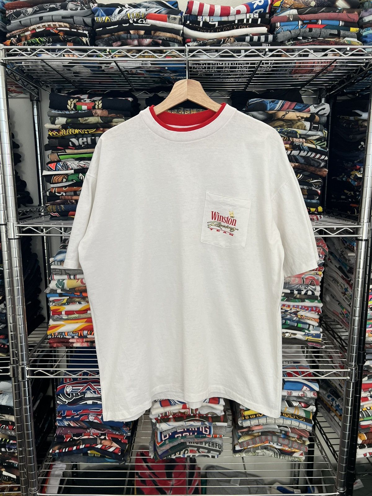 NASCAR 1992 Winston Racing Team Pocket Tee Size US XL / EU 56 / 4 - 2 Thumbnail