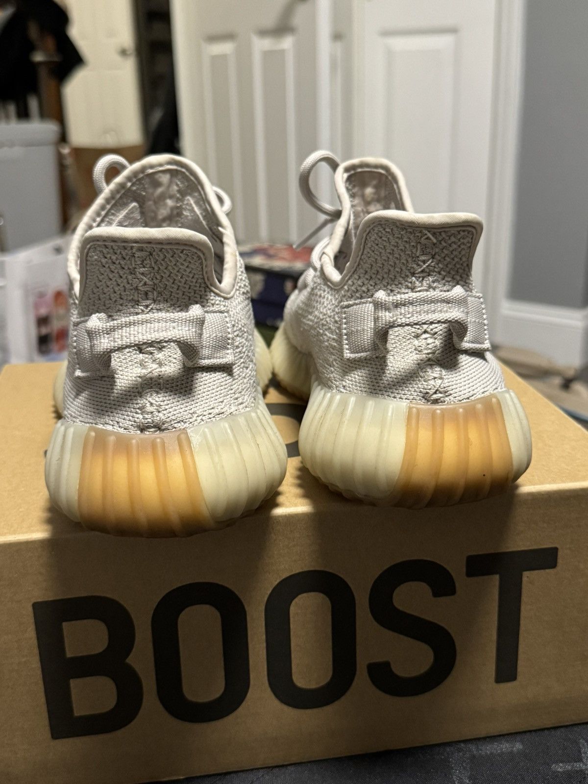 Adidas × Yeezy Adidas Yeezy Boost 350 V2 sesame sz 6Y Size US 6 / EU 39 - 6 Thumbnail