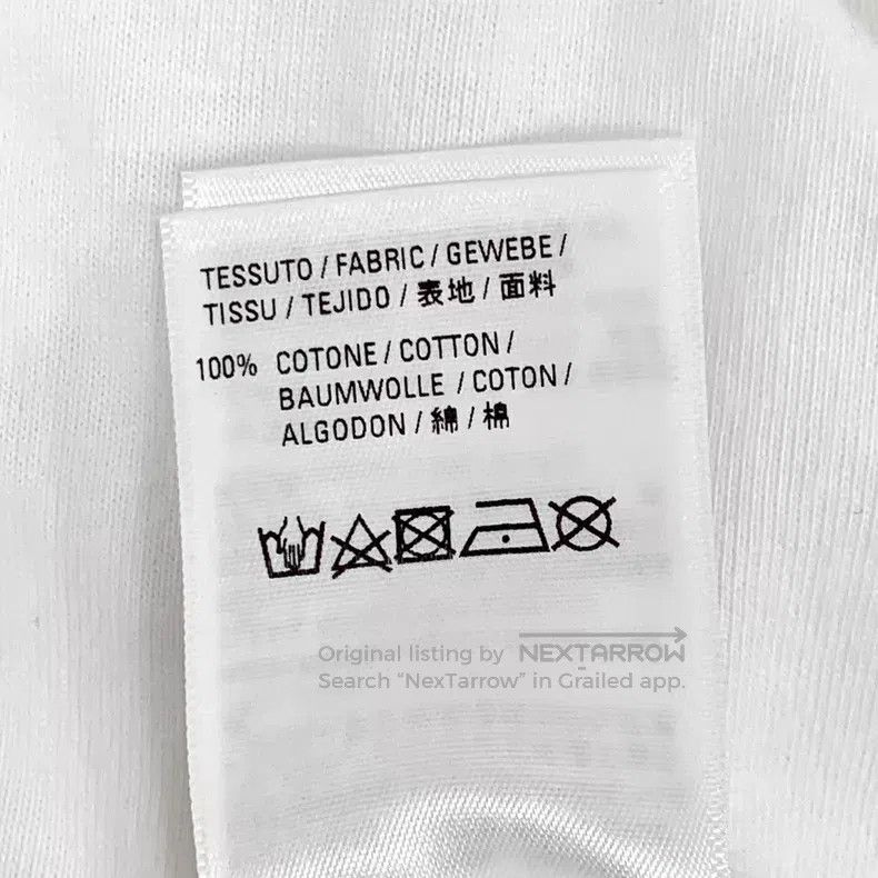 Balenciaga Balenciaga White Logo Letter Printed Cotton Crew Neck Shor Size US XS / EU 42 / 0 - 8 Thumbnail