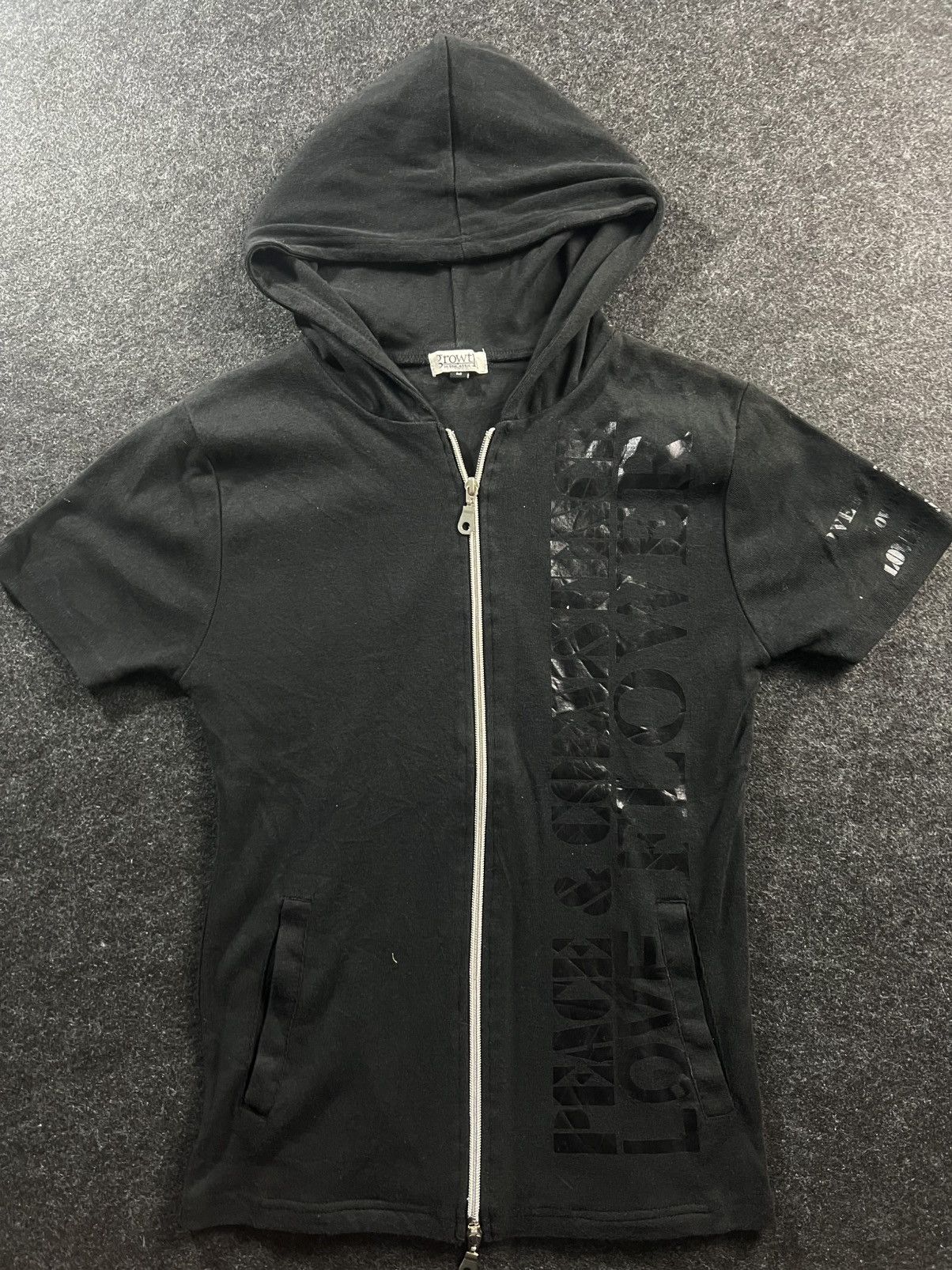 In The Attic Growth In The Attic Punk Goth S/S Hoodie Short Sleeve Size US S / EU 44-46 / 1 - 2 Thumbnail