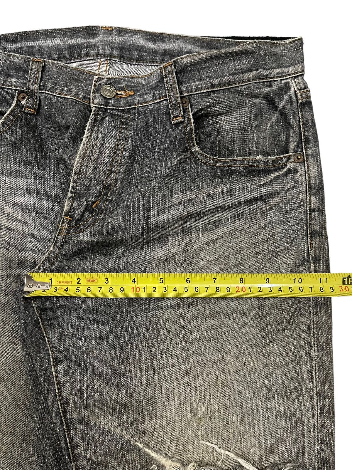 JNCO Vintage Japanese Brand Faded Wash Style Distress Loose Jeans Size US 34 / EU 50 - 12 Thumbnail