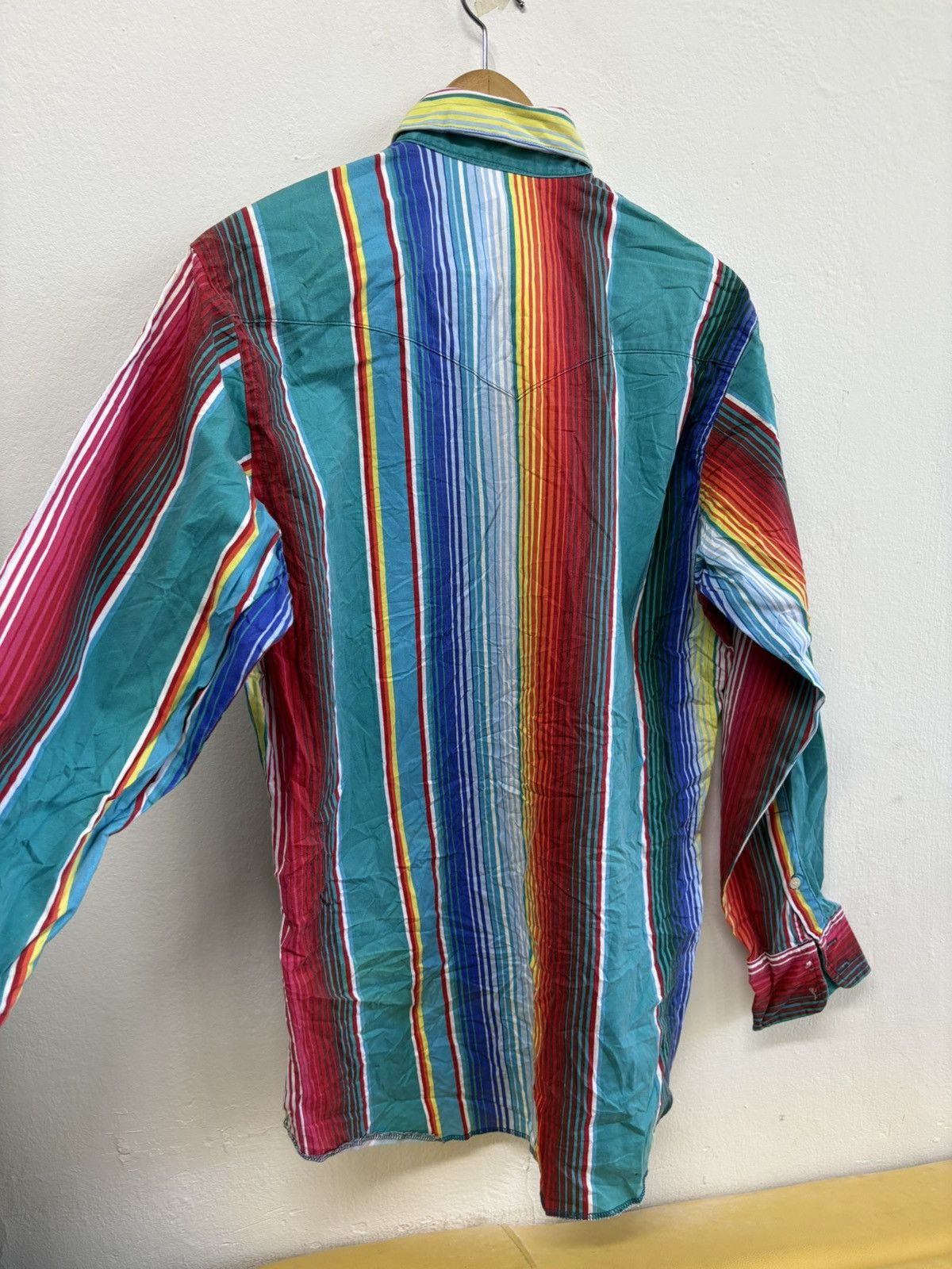 Wrangler Vintage wrangler Cowboy Shirt rainbow Size US M / EU 48-50 / 2 - 10 Thumbnail