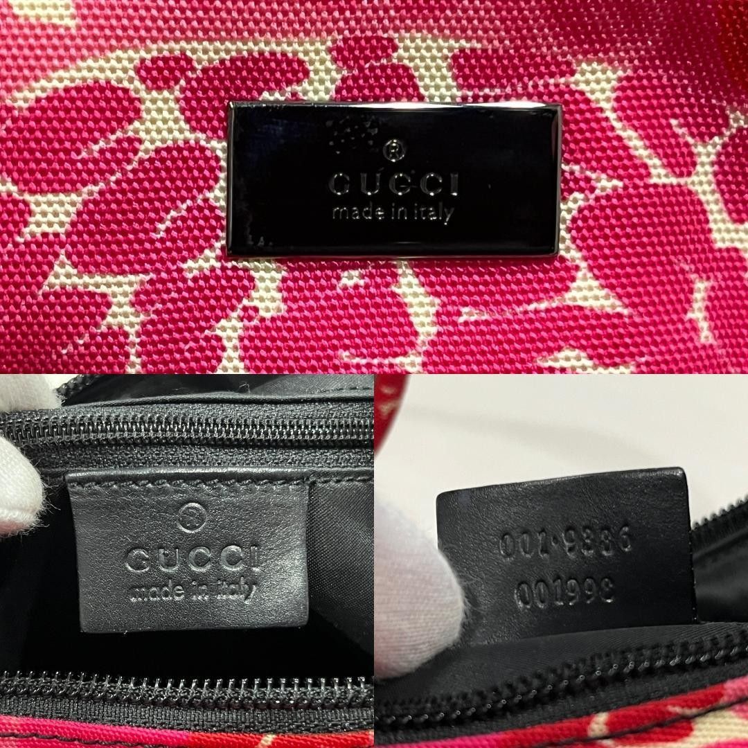 Gucci Gucci - Handbag One Shoulder Bag Flower Red Size ONE SIZE - 3 Thumbnail