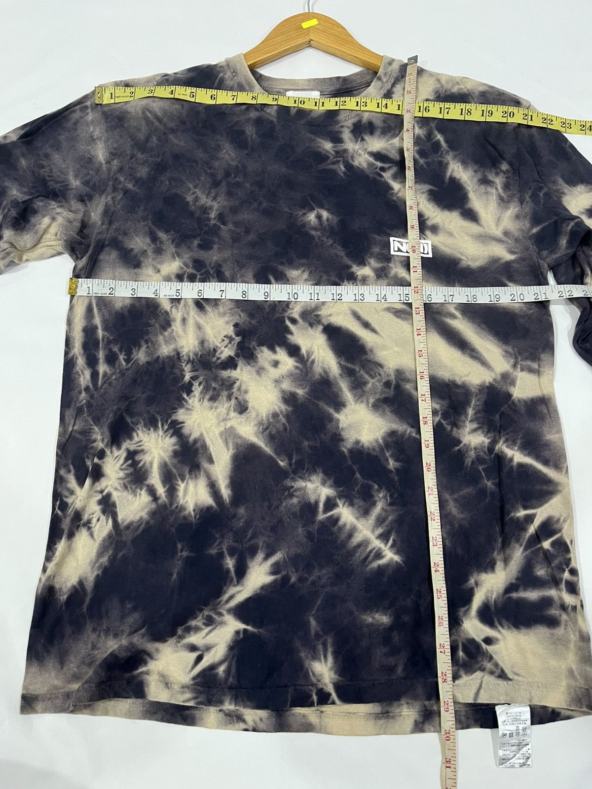 Japanese Brand × Number (N)ine × Vintage Vintage Number Nine Small Logo Acids wash longsleeve t shirt Size US L / EU 52-54 / 3 - 8 Thumbnail