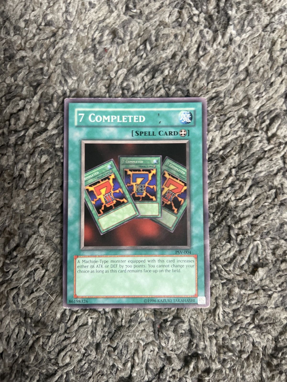 Vintage 1996 Konami Yu-Gi-Oh! 7 Completed Card Size ONE SIZE - 1 Thumbnail