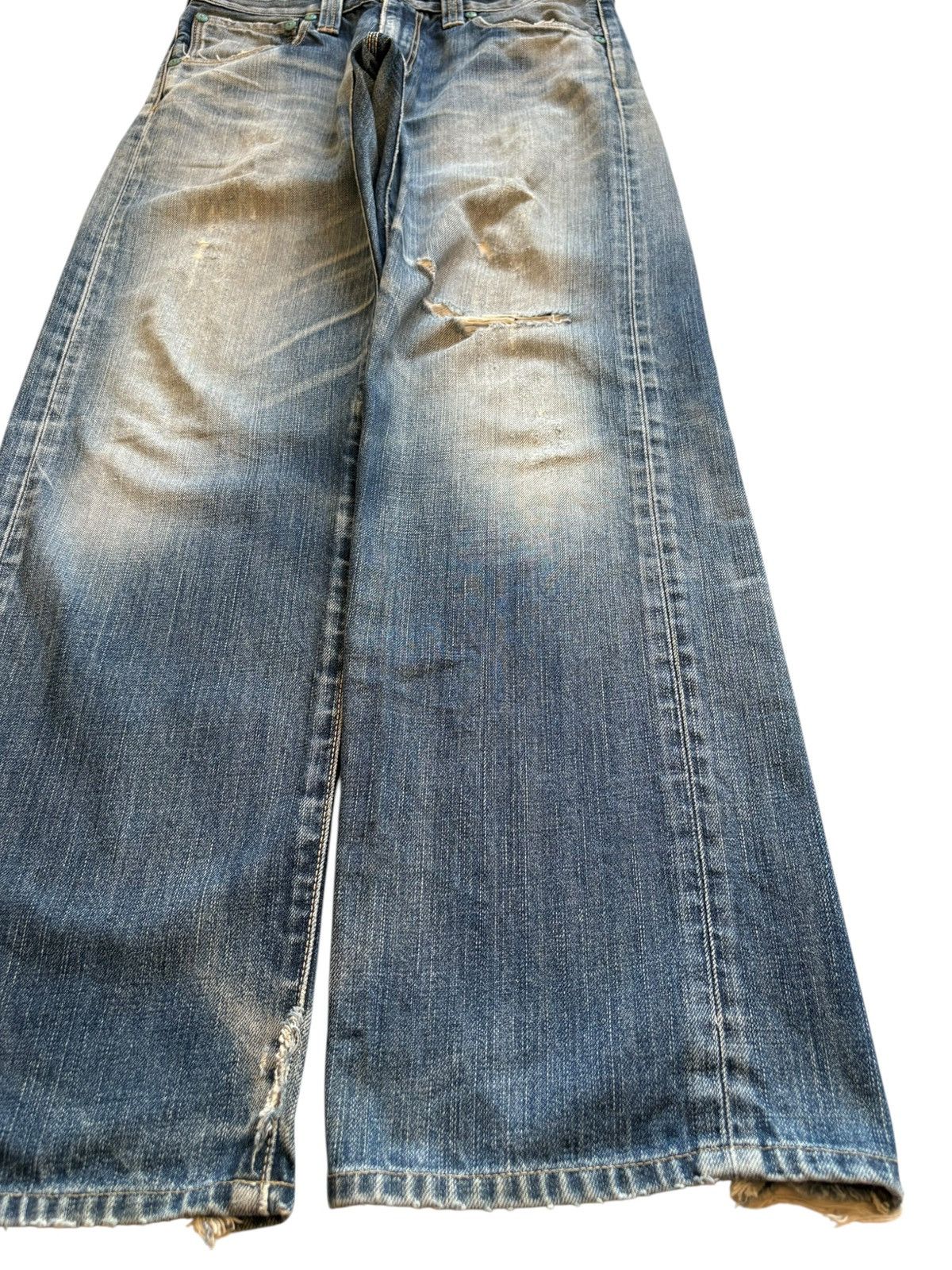 Levi's Vintage 90s Levis 503 Mud Wash Distressed Loose Baggy Jeans Size US 31 - 7 Thumbnail
