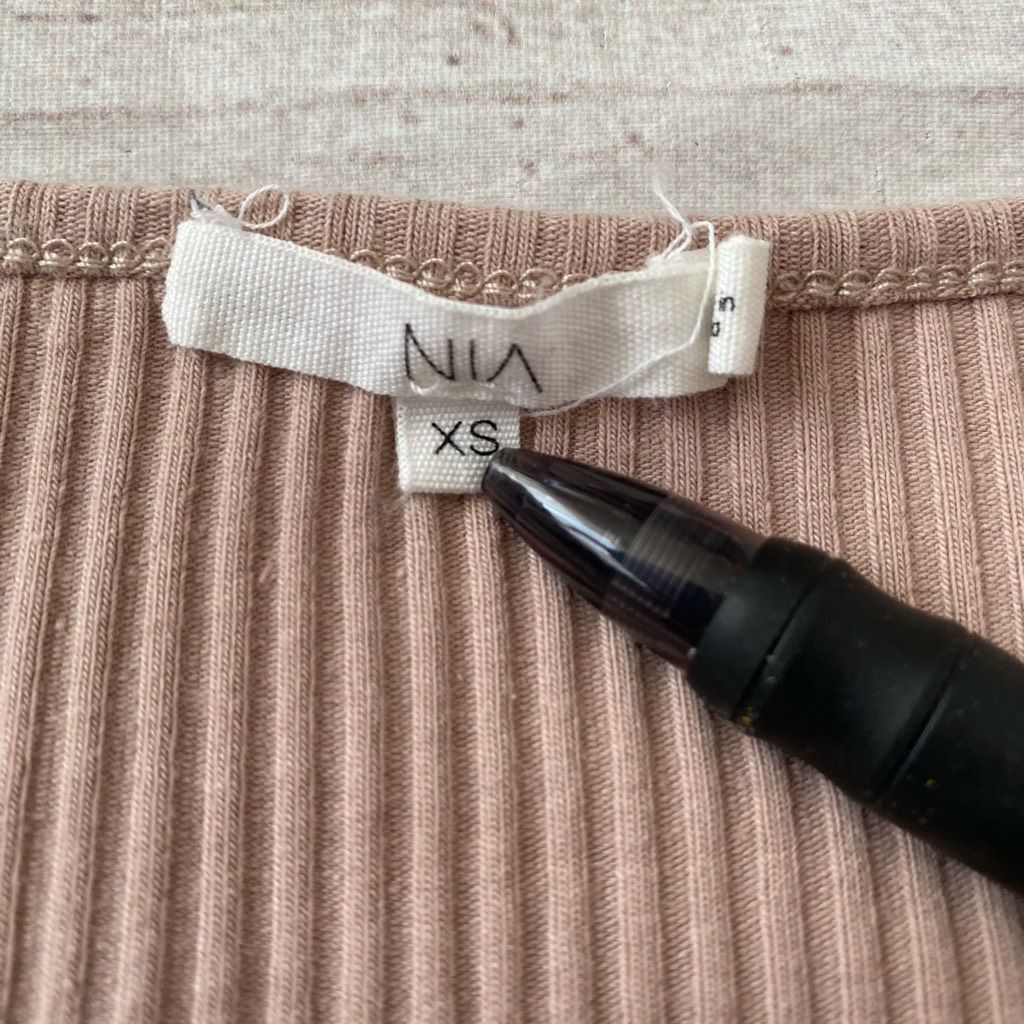 Other Now women XS crop top w/scoopneck to v-cut Longsleeve ribbed Size XS / US 0-2 / IT 36-38 - 5 Thumbnail