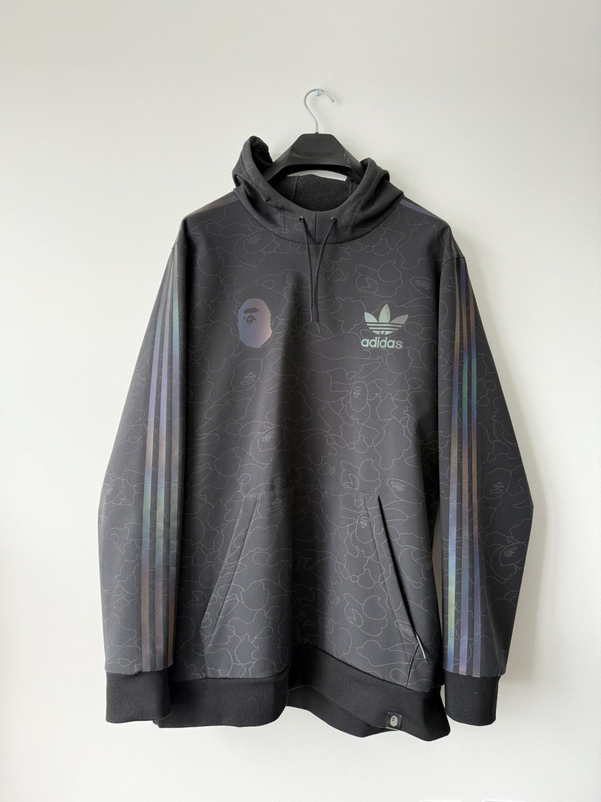 Adidas × Bape BAPE x Adidas Snowboard Tech Hoodie Size US L / EU 52-54 / 3 - 3 Thumbnail