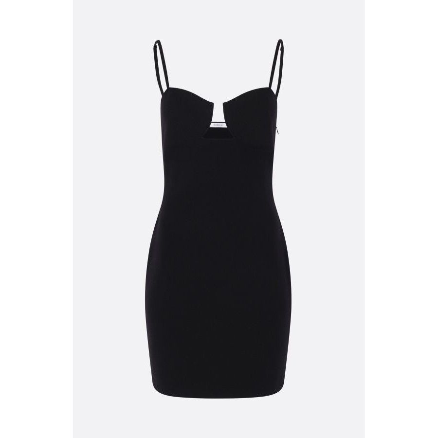 Givenchy GIVENCHY Black Technical Knit Mini Dress New & Authentic (Wo Size XS / US 0-2 / IT 36-38 - 1 Thumbnail