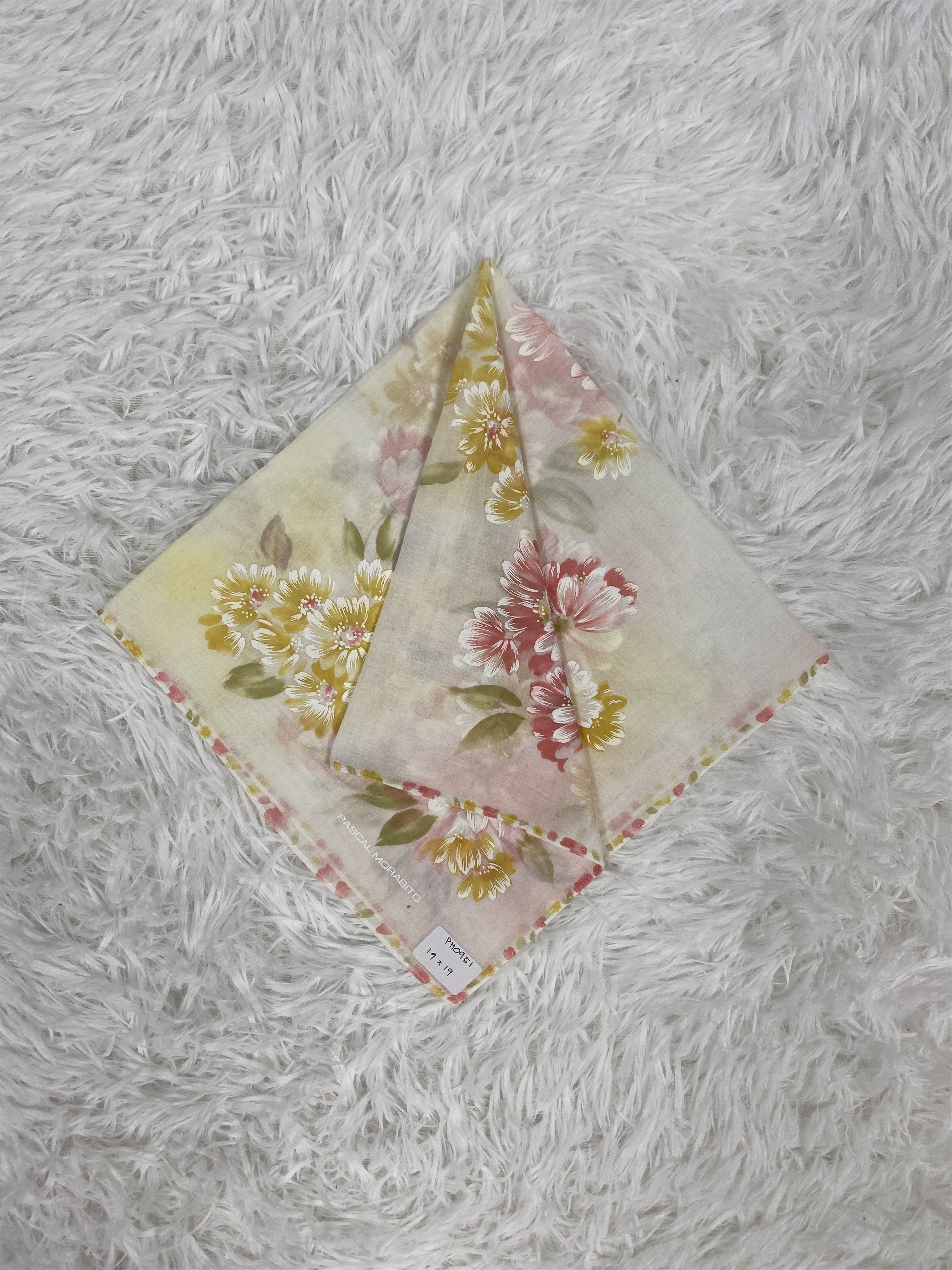 Designer × Vintage Vintage Pascal Morabito Handkerchief Neckerchief PH0951 Size ONE SIZE - 1 Thumbnail
