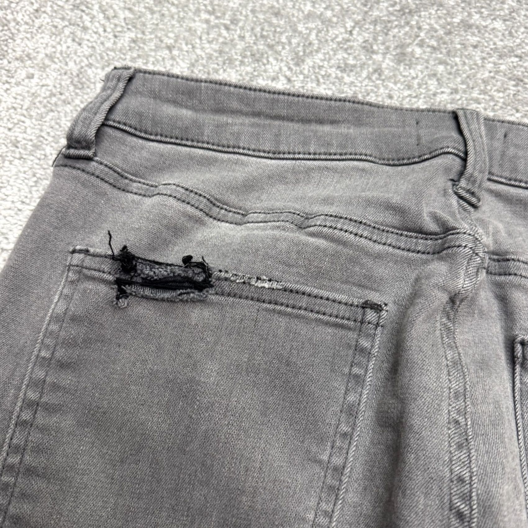 Pistola Pistola Arianna High Rise Distressed Skinny Denim Jeans Womens 31 Gray Brand Pistola Size 24" / US 00 / IT 34 - 7 Thumbnail