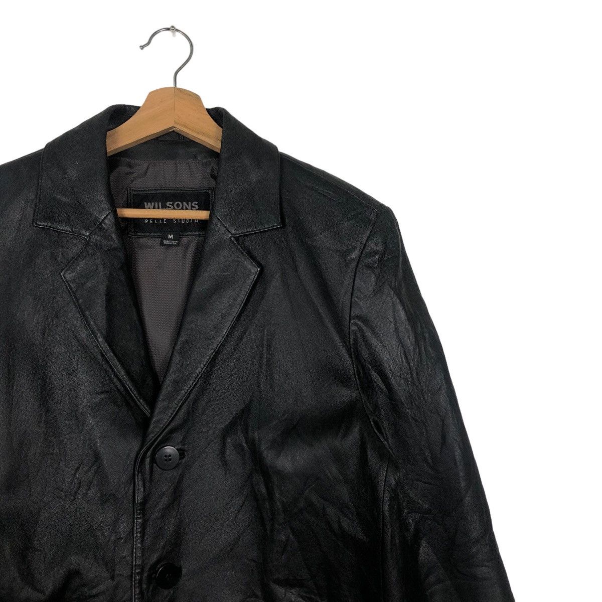 Genuine Leather 🔥90’s Biker Leather Jacket Wilsons Leather Pelle Studio Size US M / EU 48-50 / 2 - 5 Thumbnail