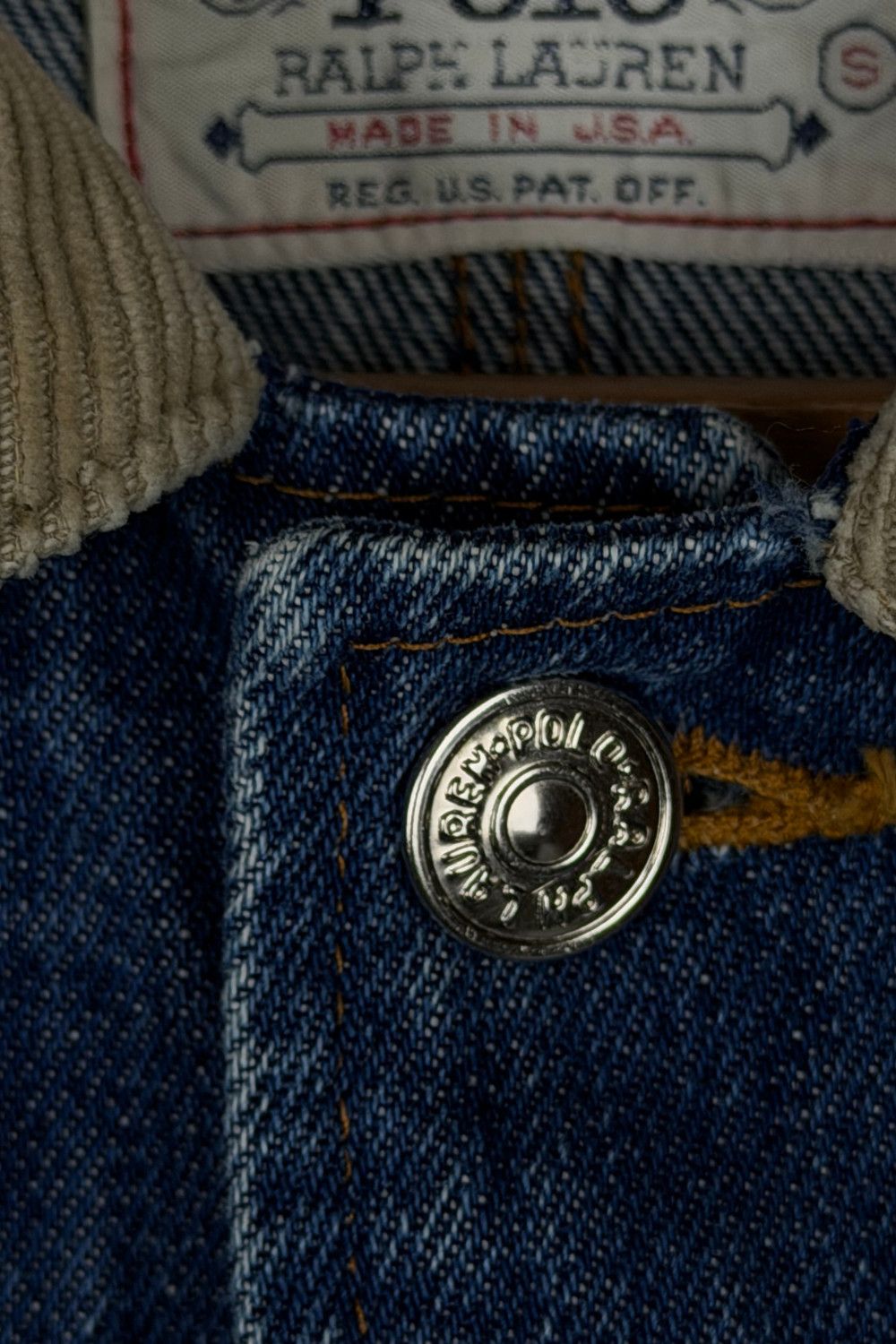 Polo Ralph Lauren Vintage Polo Ralph Lauren Denim Chore Jacket FW91 Workwear Size US S / EU 44-46 / 1 - 7 Thumbnail