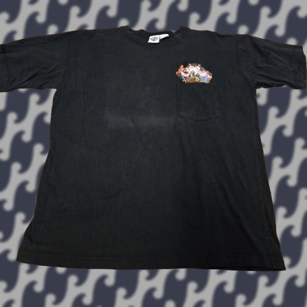 Vintage VINTAGE Looney Tunes Taz Shirt Mens Large Black ACME Clothing Tasmanian Devil 90s Size US L / EU 52-54 / 3 - 1 Thumbnail