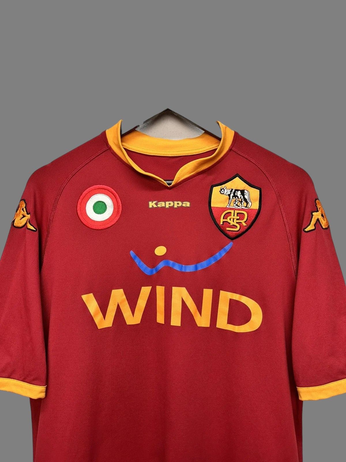 Vintage Kappa Red Logo T-Shirt Y2K Sport Milan FC ROMA Size US M / EU 48-50 / 2 - 2 Thumbnail