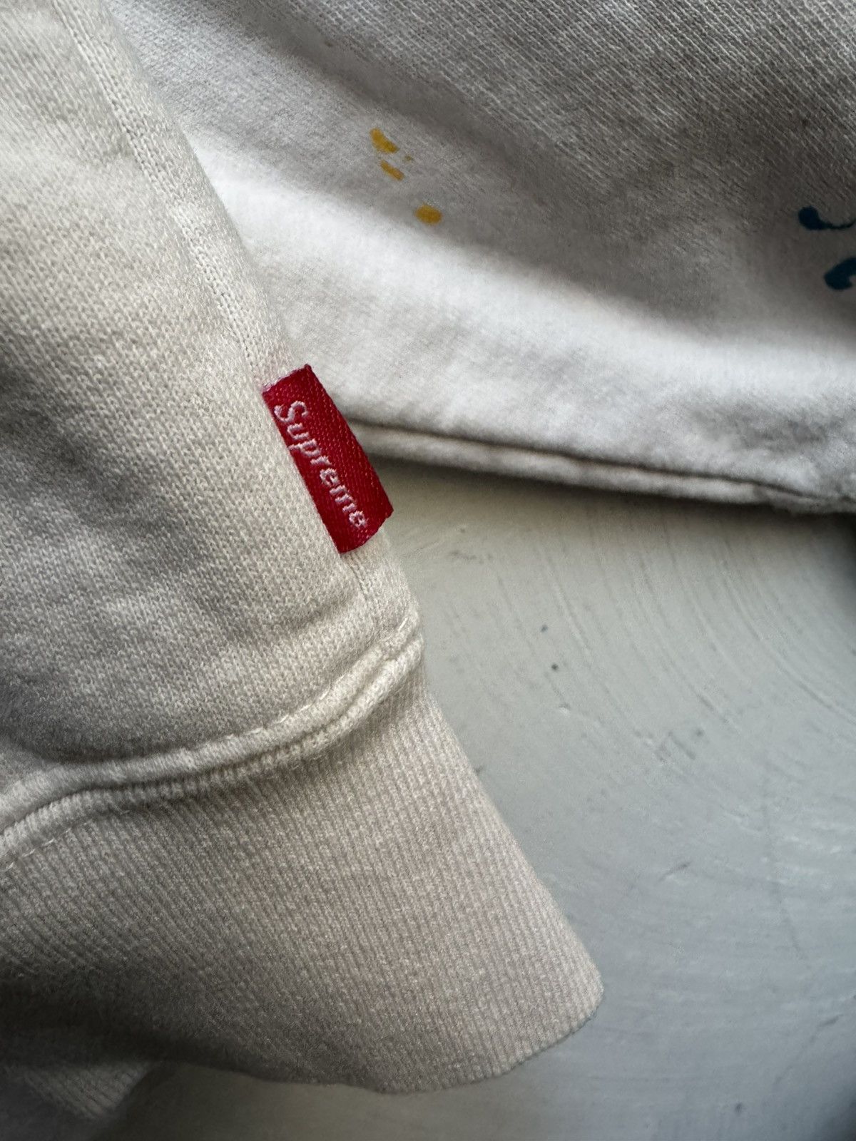Maison Margiela × Supreme Supreme MM6 Maison Margiela Box Logo Zip Up Hoodie White Size US M / EU 48-50 / 2 - 6 Thumbnail