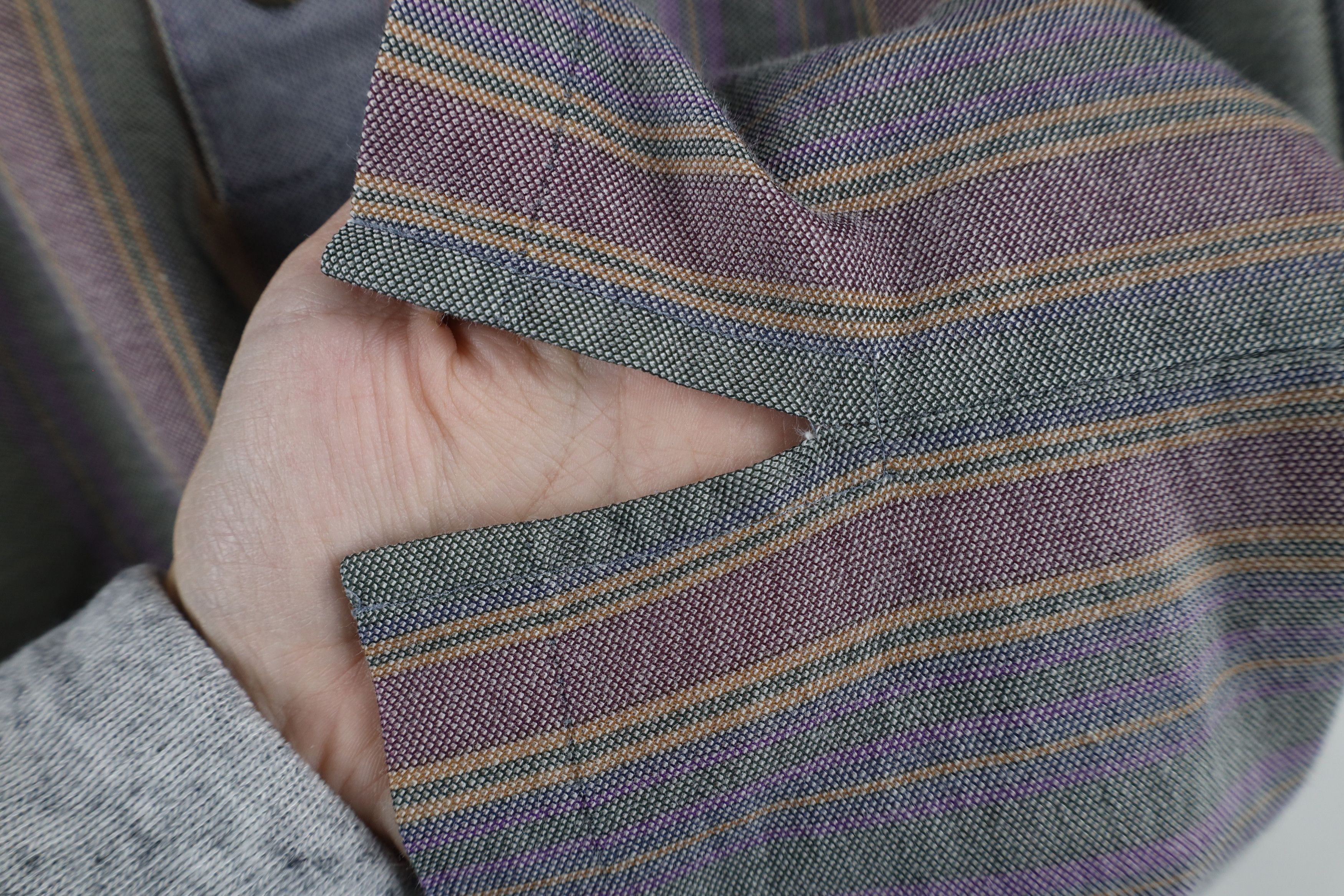 Vintage Vintage 90s Streetwear Baggy Fit Rainbow Striped Polo Shirt Size US XL / EU 56 / 4 - 4 Thumbnail