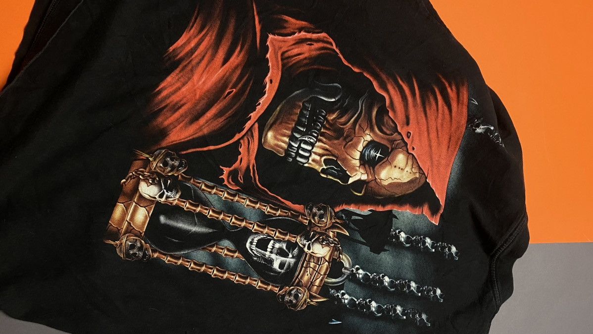 Band Tees × Vintage Vintage death skull t-shirt Size US L / EU 52-54 / 3 - 4 Thumbnail