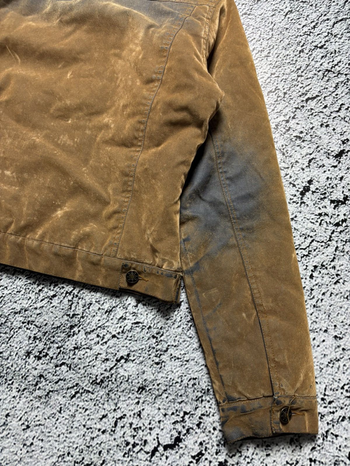 Vintage Archival washed denim jacket 2000s Diesel style Size M / US 6-8 / IT 42-44 - 6 Thumbnail