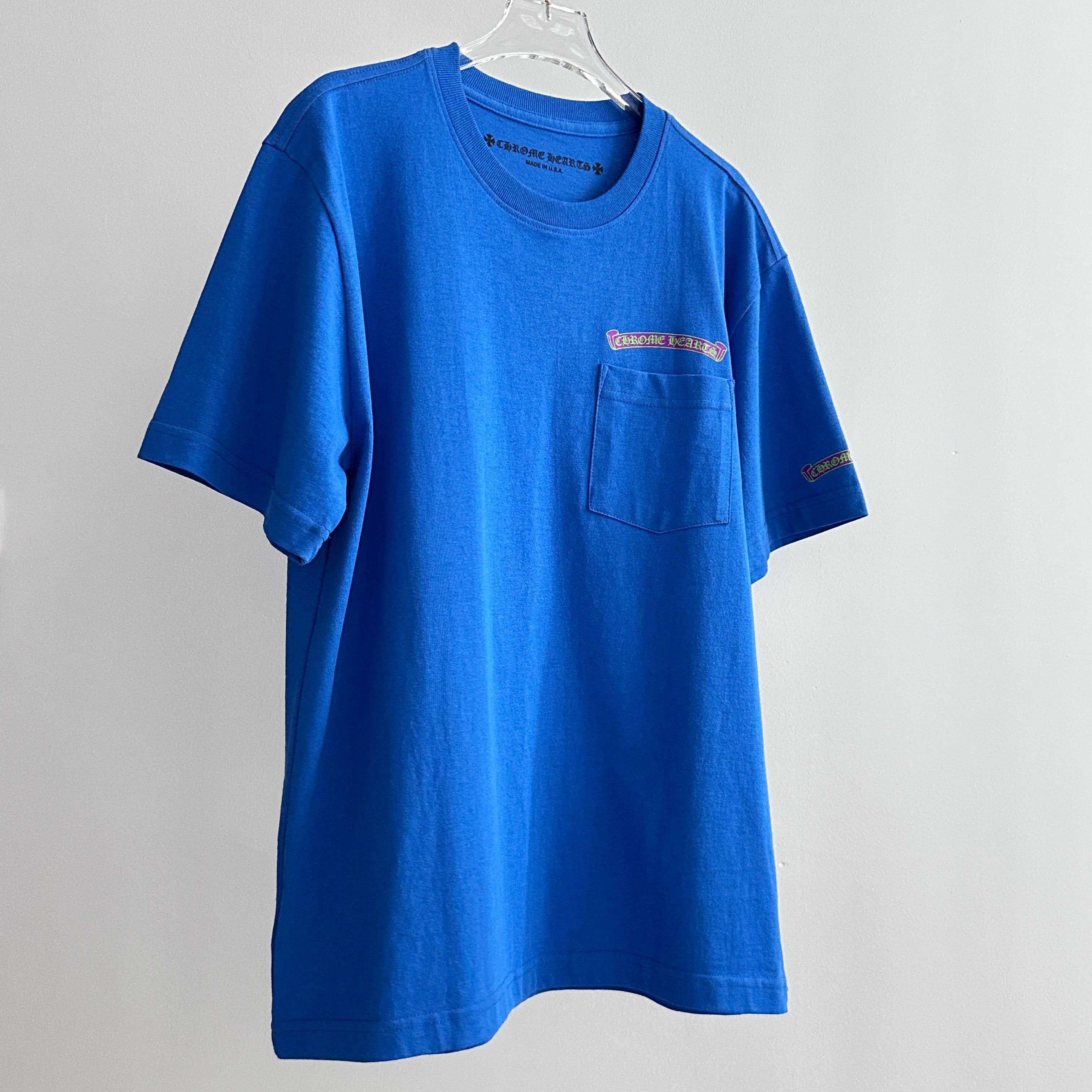 Chrome Hearts CHROME HEARTS Scroll Logo T-Shirt blue Size S / US 4 / IT 40 - 5 Thumbnail