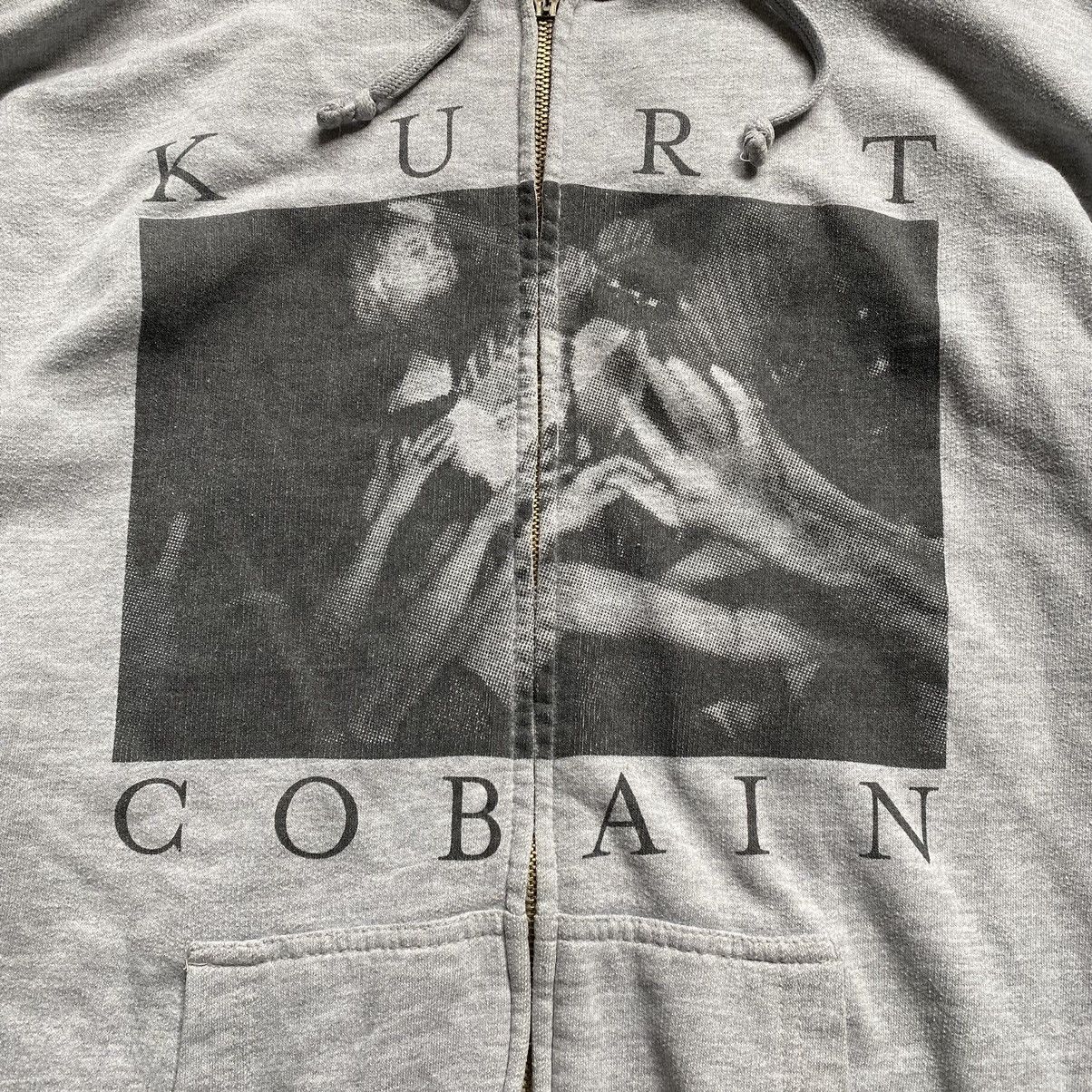 Band Tees VINTAGE NIRVANA KURT COBAIN BOXY ZIP HOODIE Size US XL / EU 56 / 4 - 2 Thumbnail