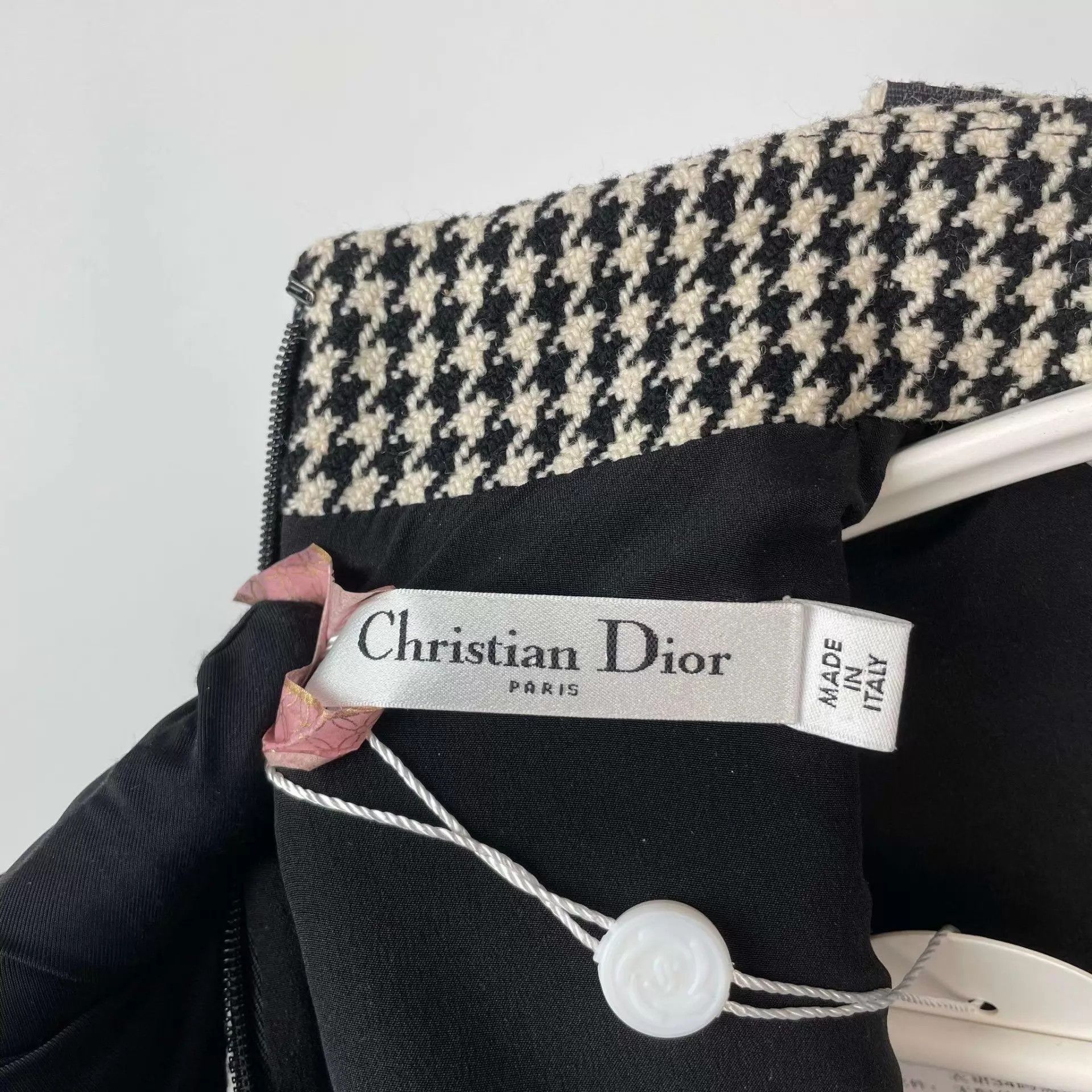 Dior Dior houndstooth sleeveless dress black & white 34 Size XS / US 0-2 / IT 36-38 - 3 Thumbnail